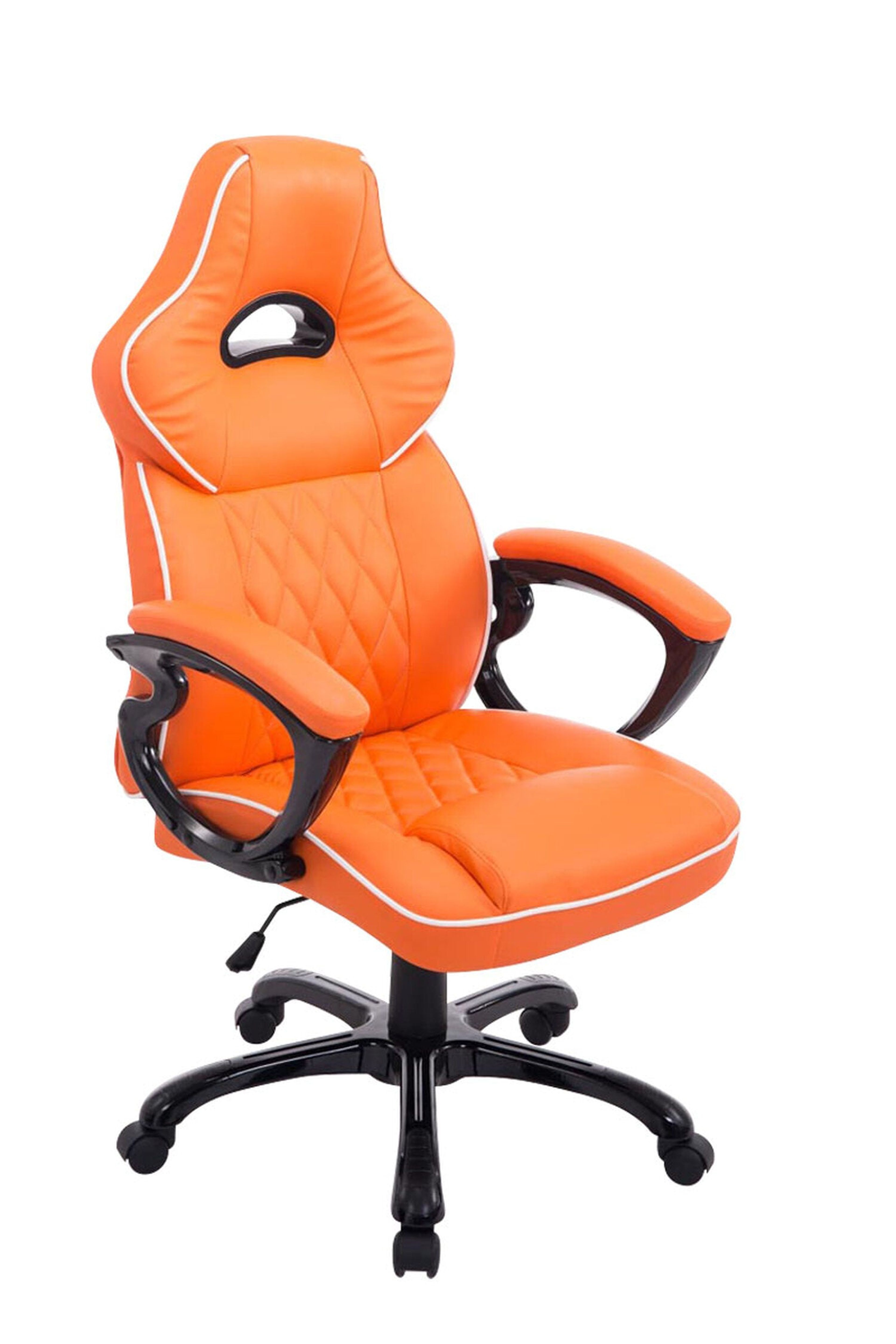 TPFLiving Bürostuhl Bigo 180 Kunstleder - Orange