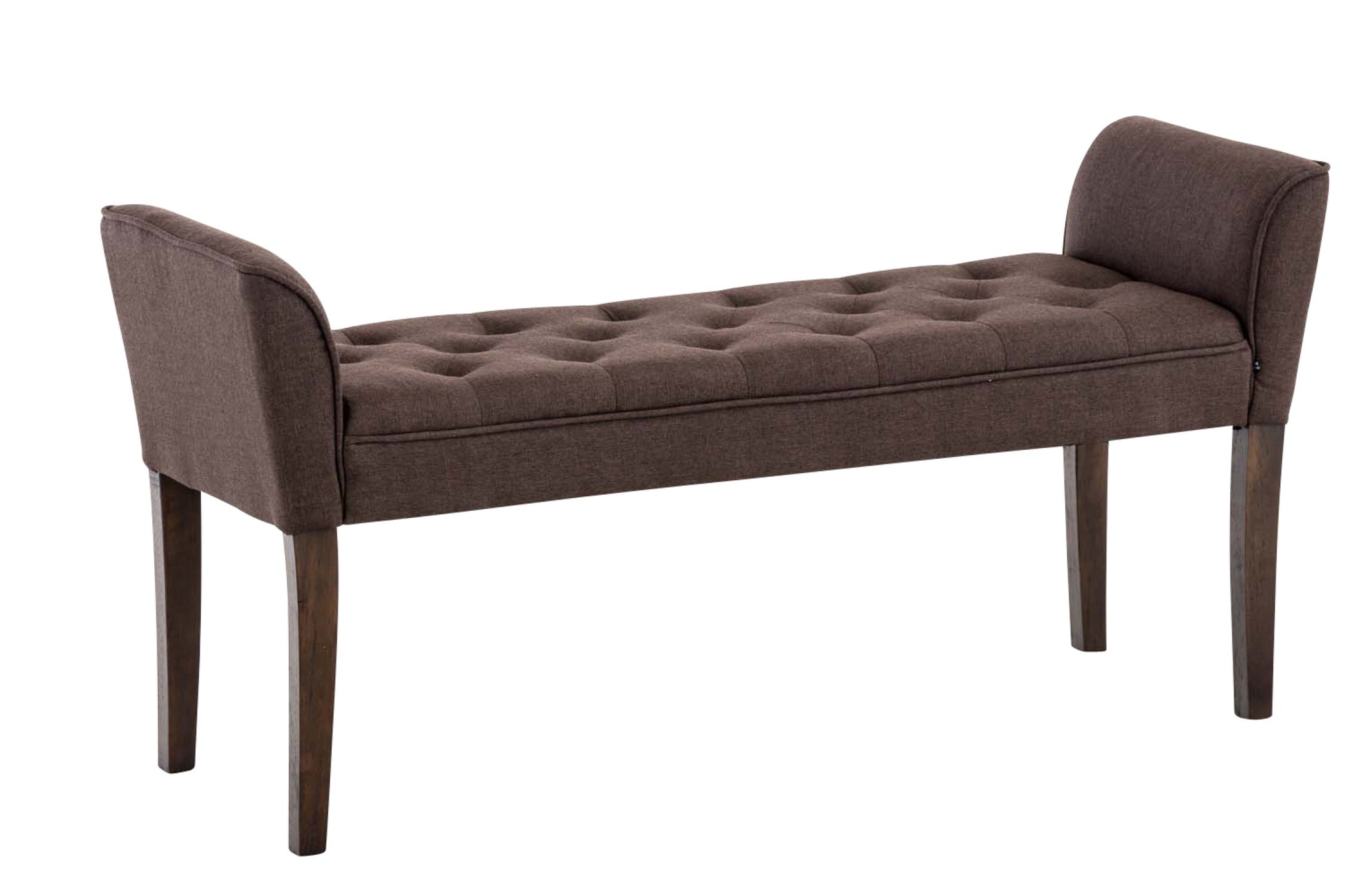 TPFLiving Chaiselongue Cäsar, antik-dunkel - braun Stück