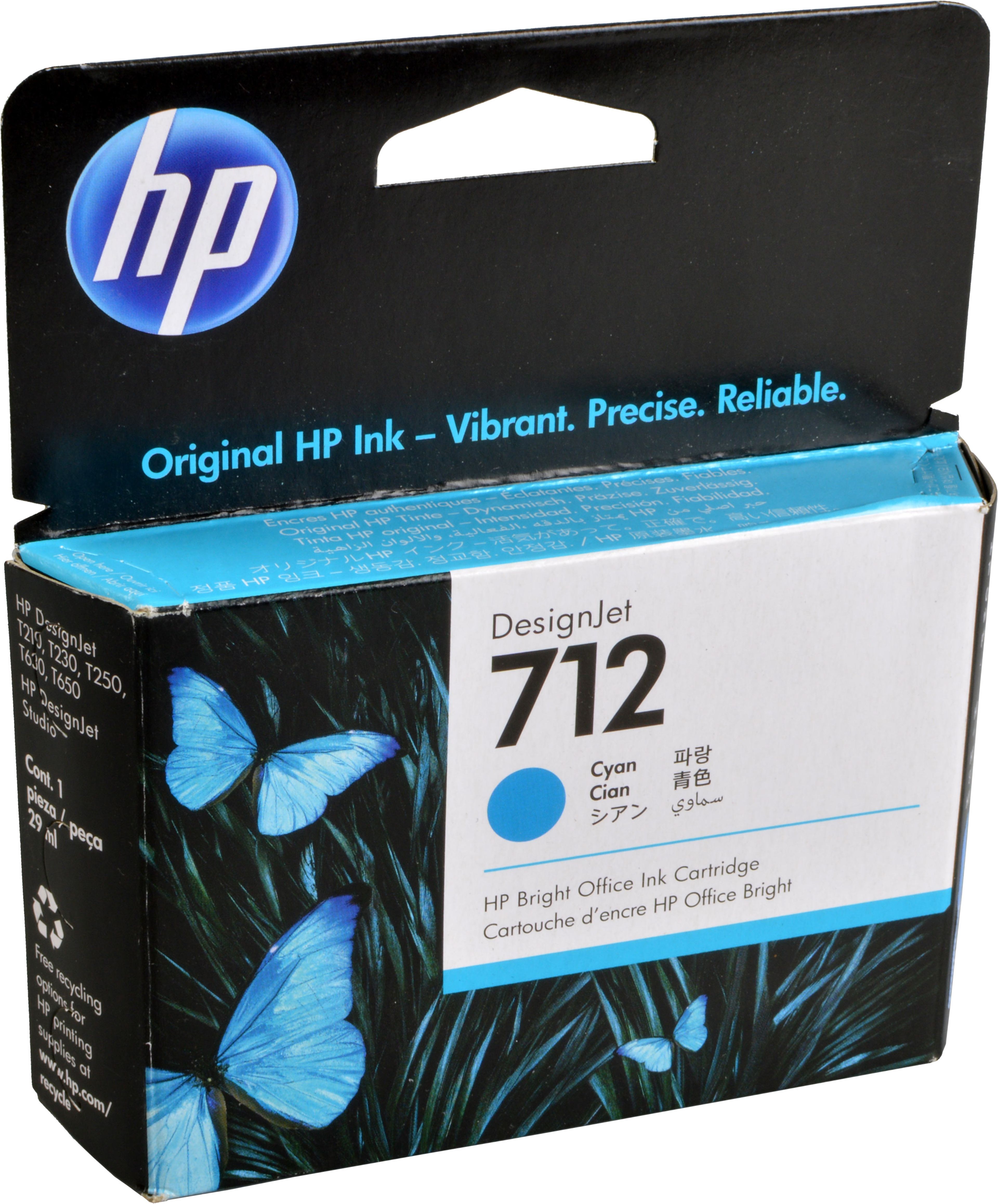 HP Tinte 3ED67A 712 cyan