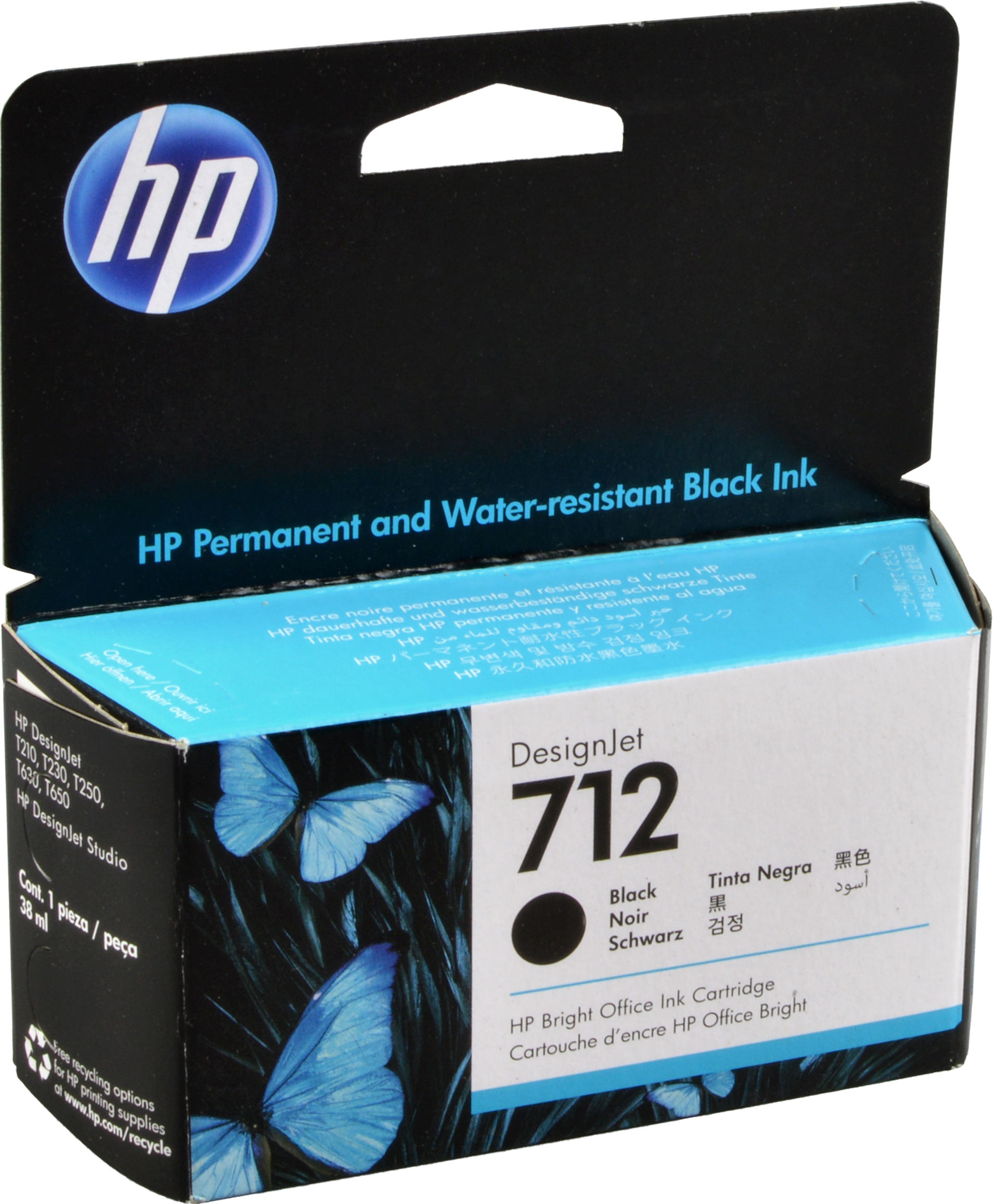 HP Tinte 3ED70A 712 schwarz