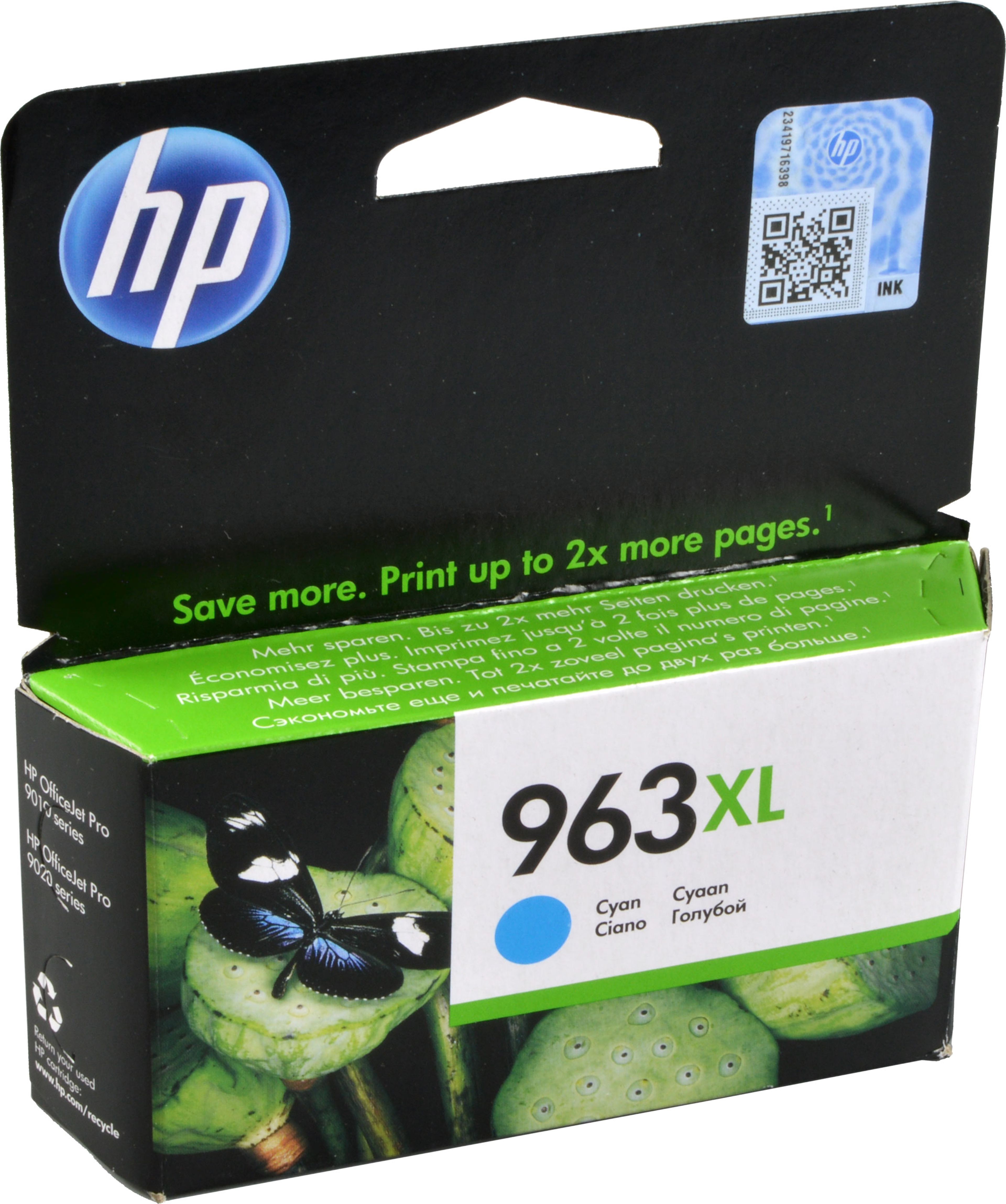 HP Tinte 3JA27AE 963XL cyan