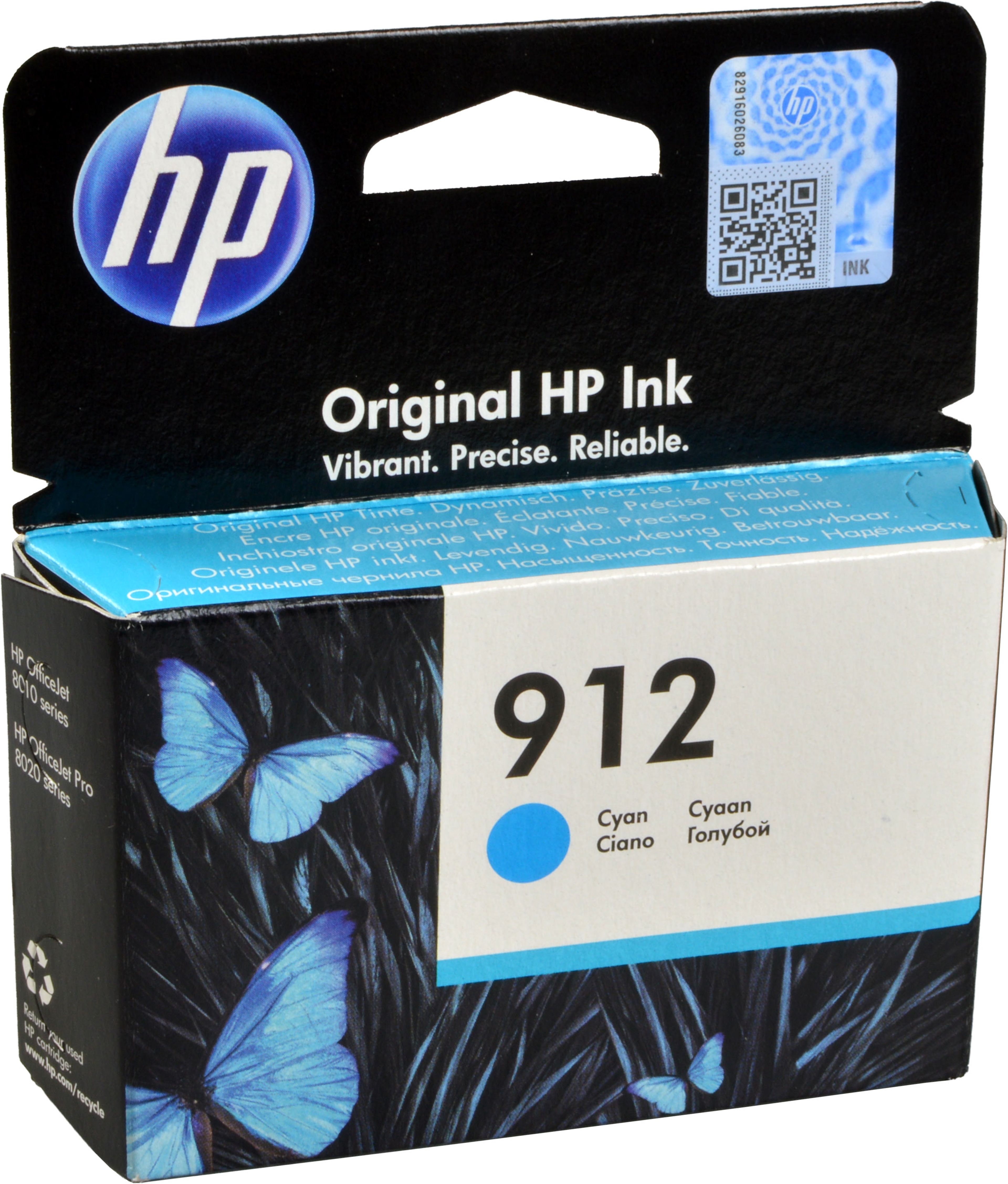 HP Tinte 3YL77AE 912 cyan
