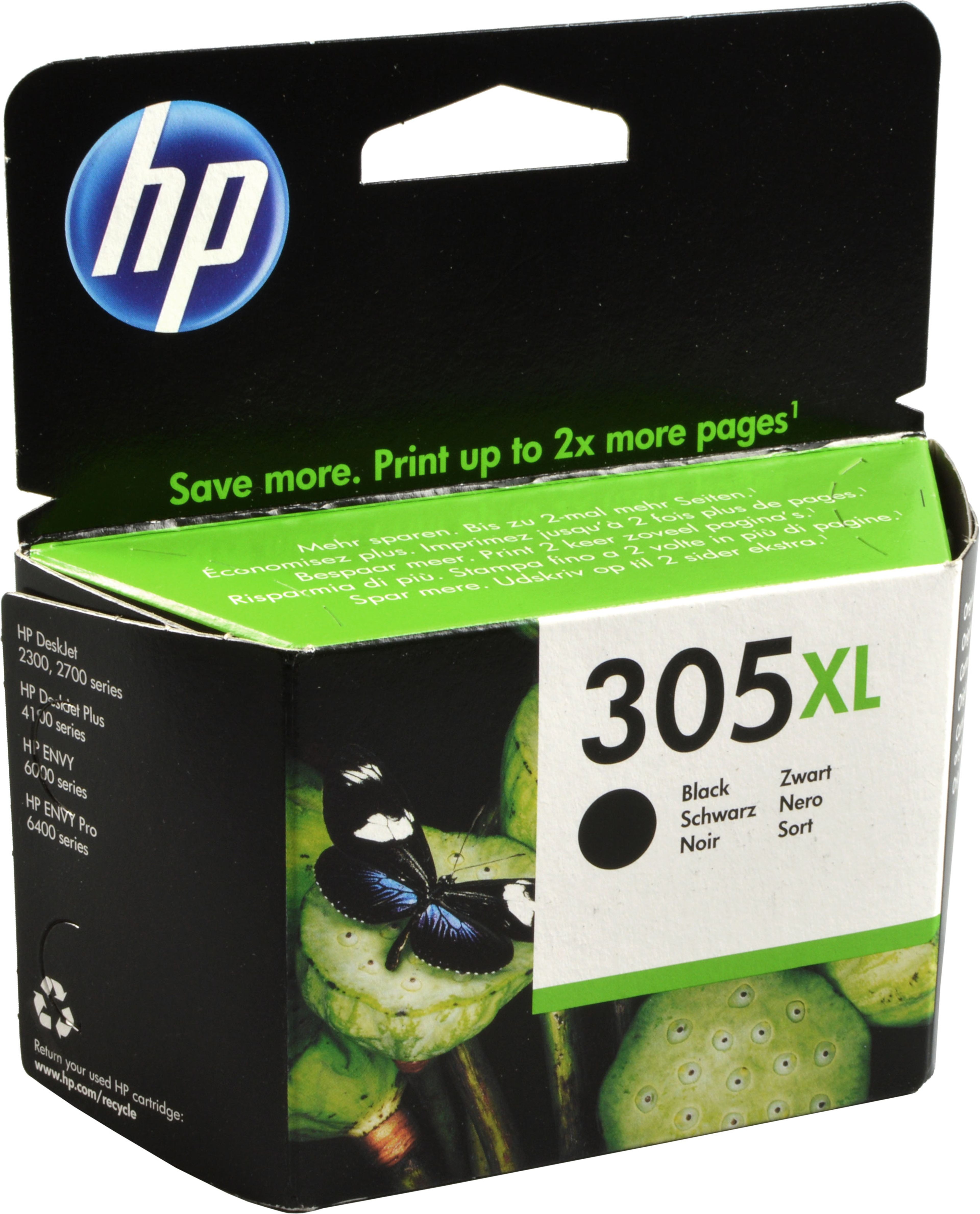 HP Tinte 3YM62AE 305XL schwarz