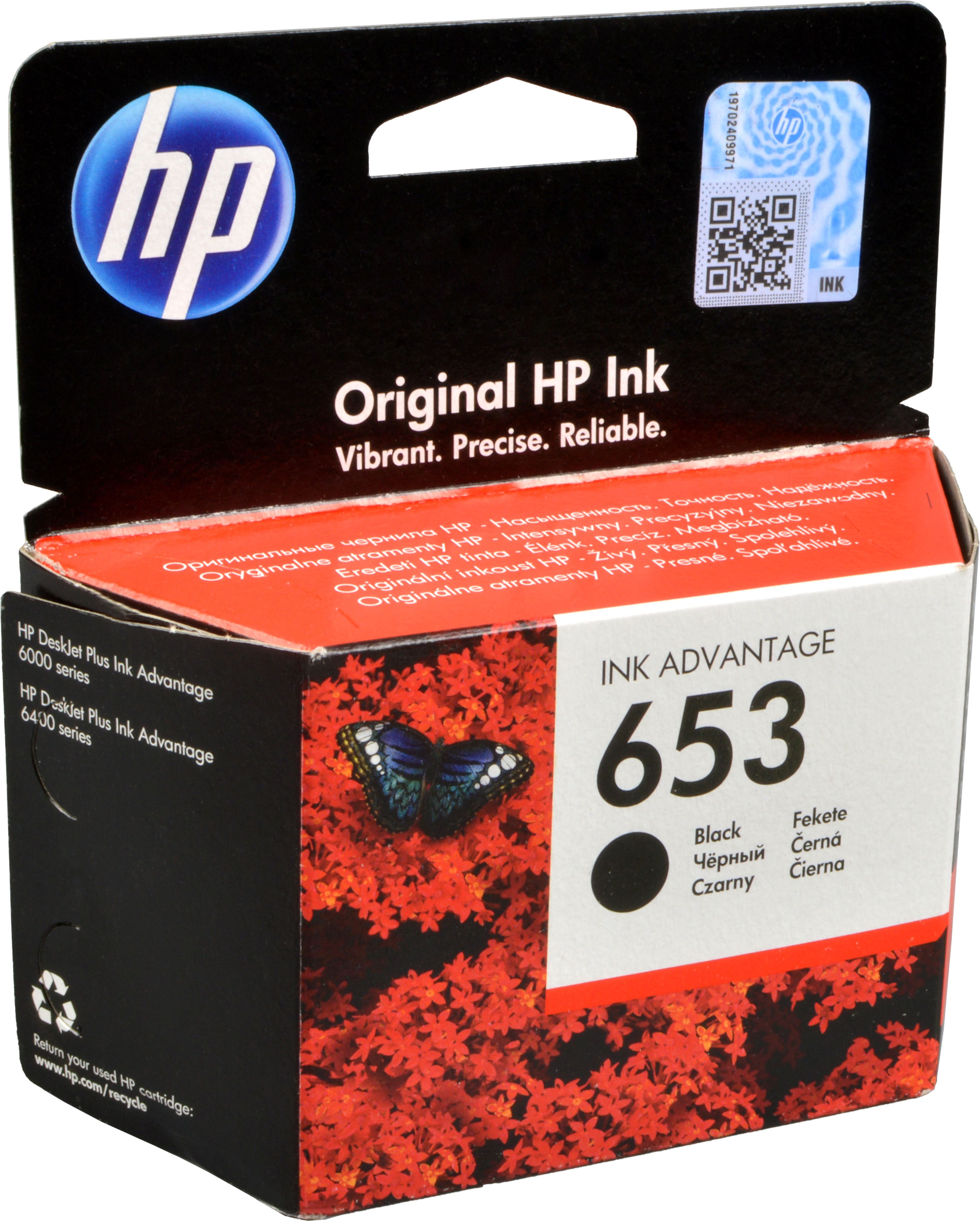 HP Tinte 3YM75AE 653 schwarz