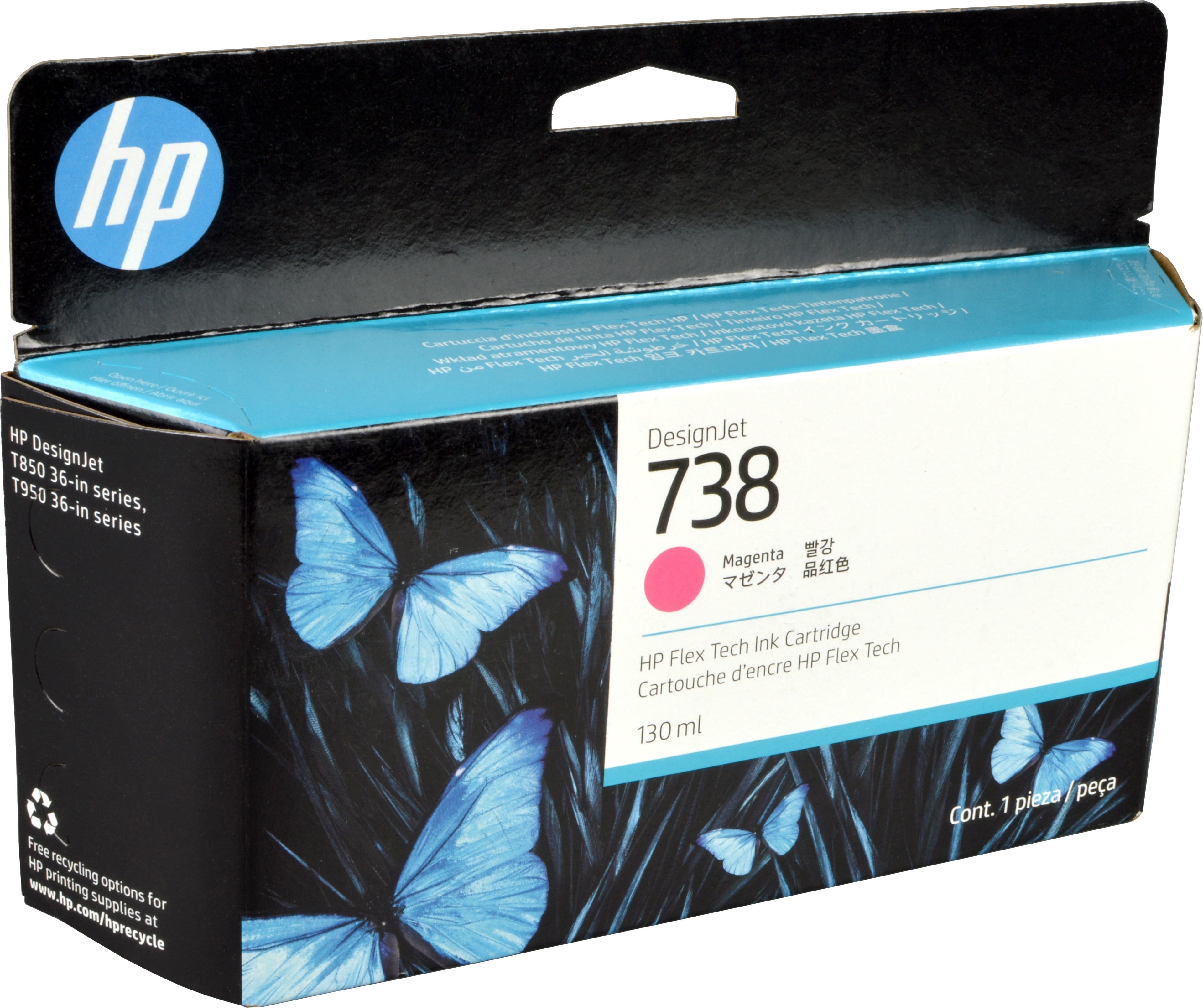 HP Tinte 498N6A 738 magenta