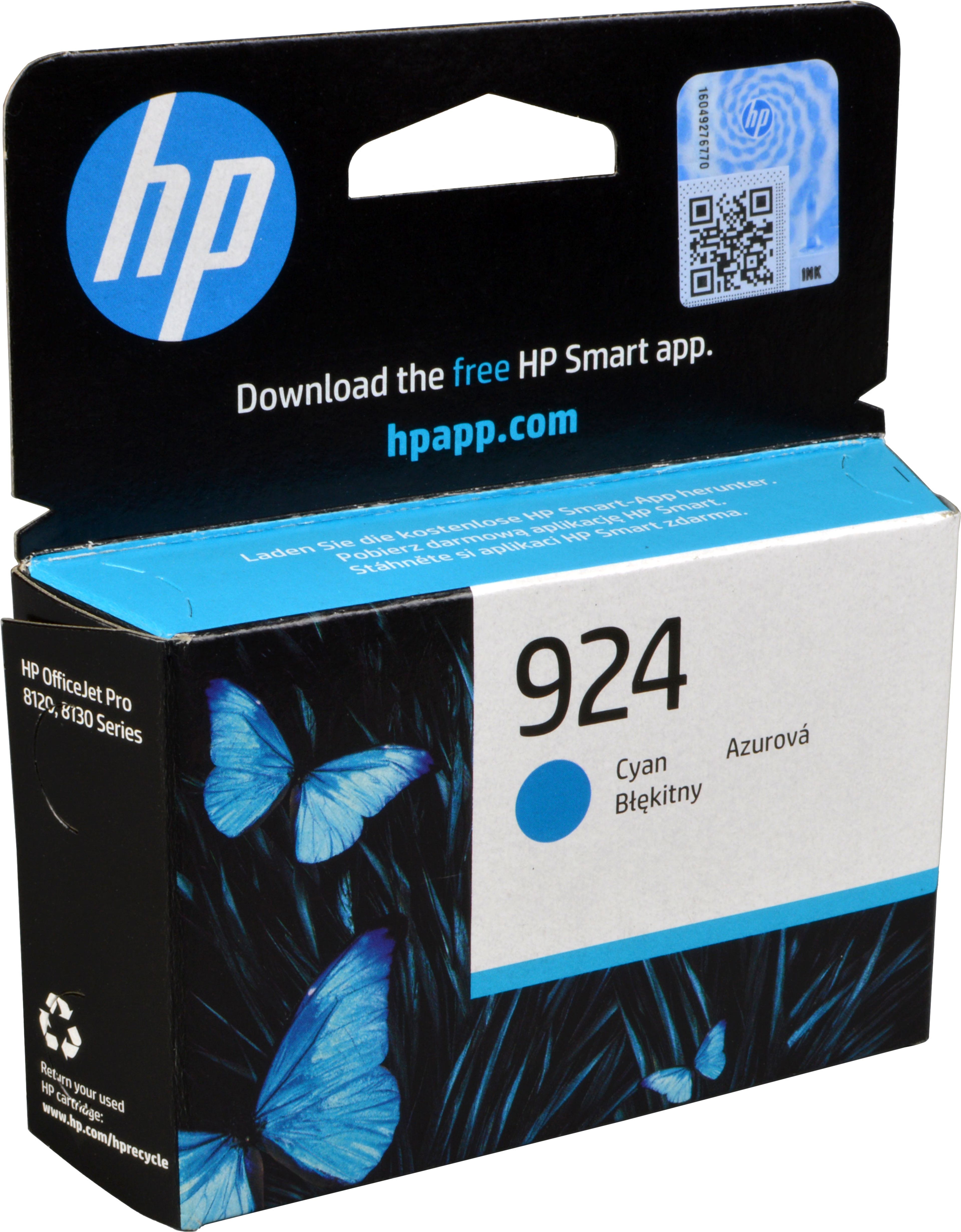 HP Tinte 4K0U3NE 924 cyan
