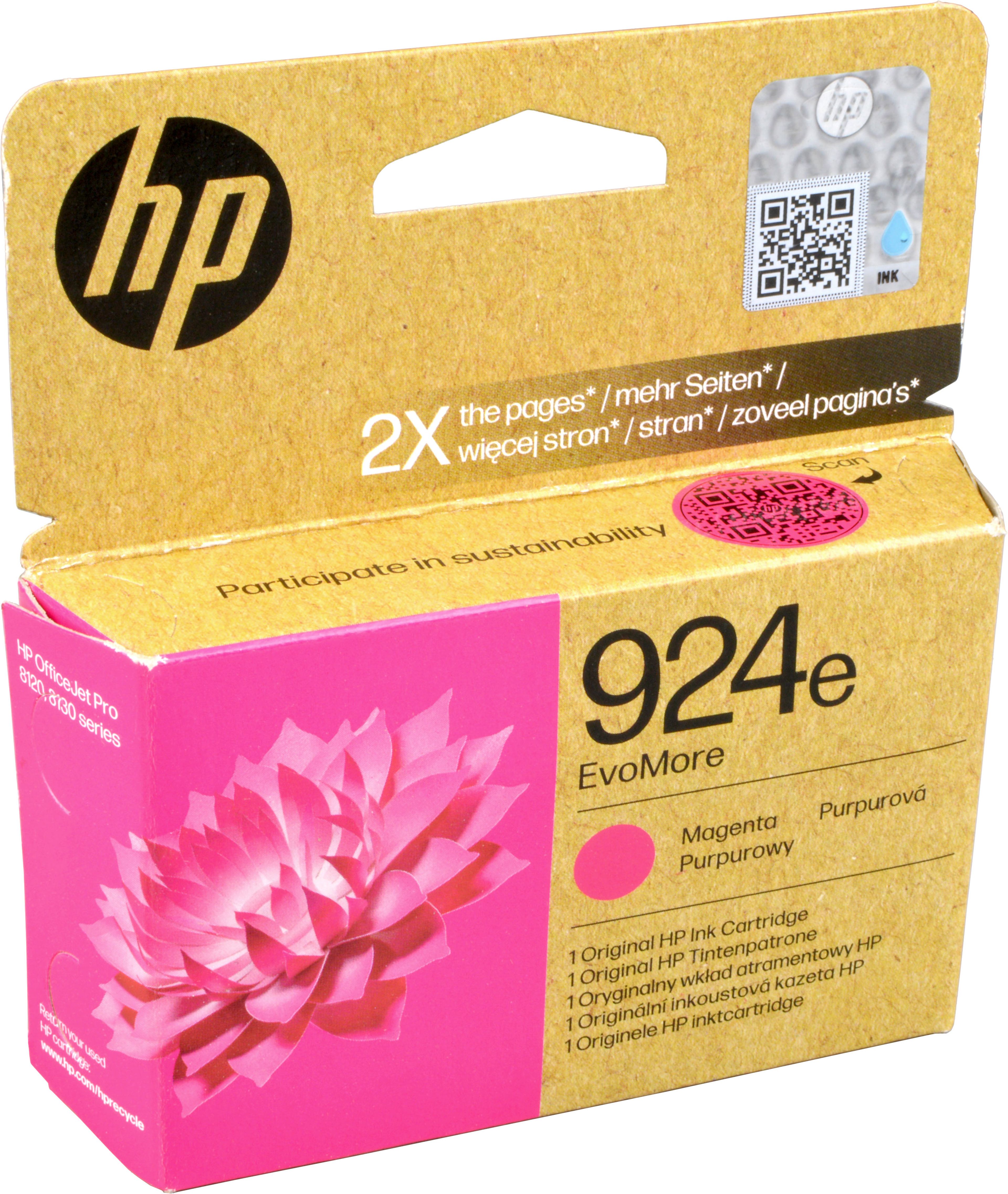 HP Tinte 4K0U8NE 924e EvoMore magenta