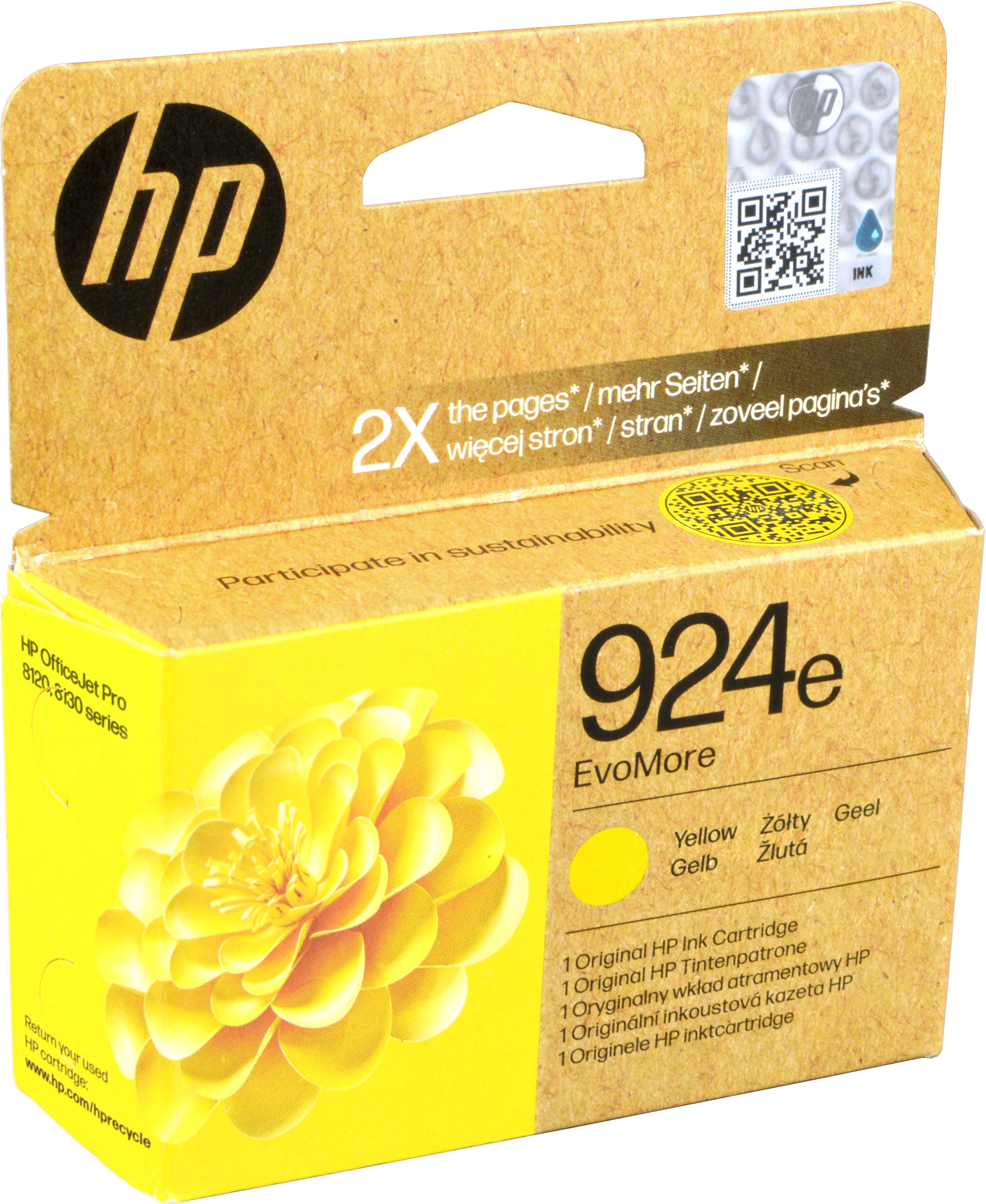 HP Tinte 4K0U9NE 924e EvoMore yellow