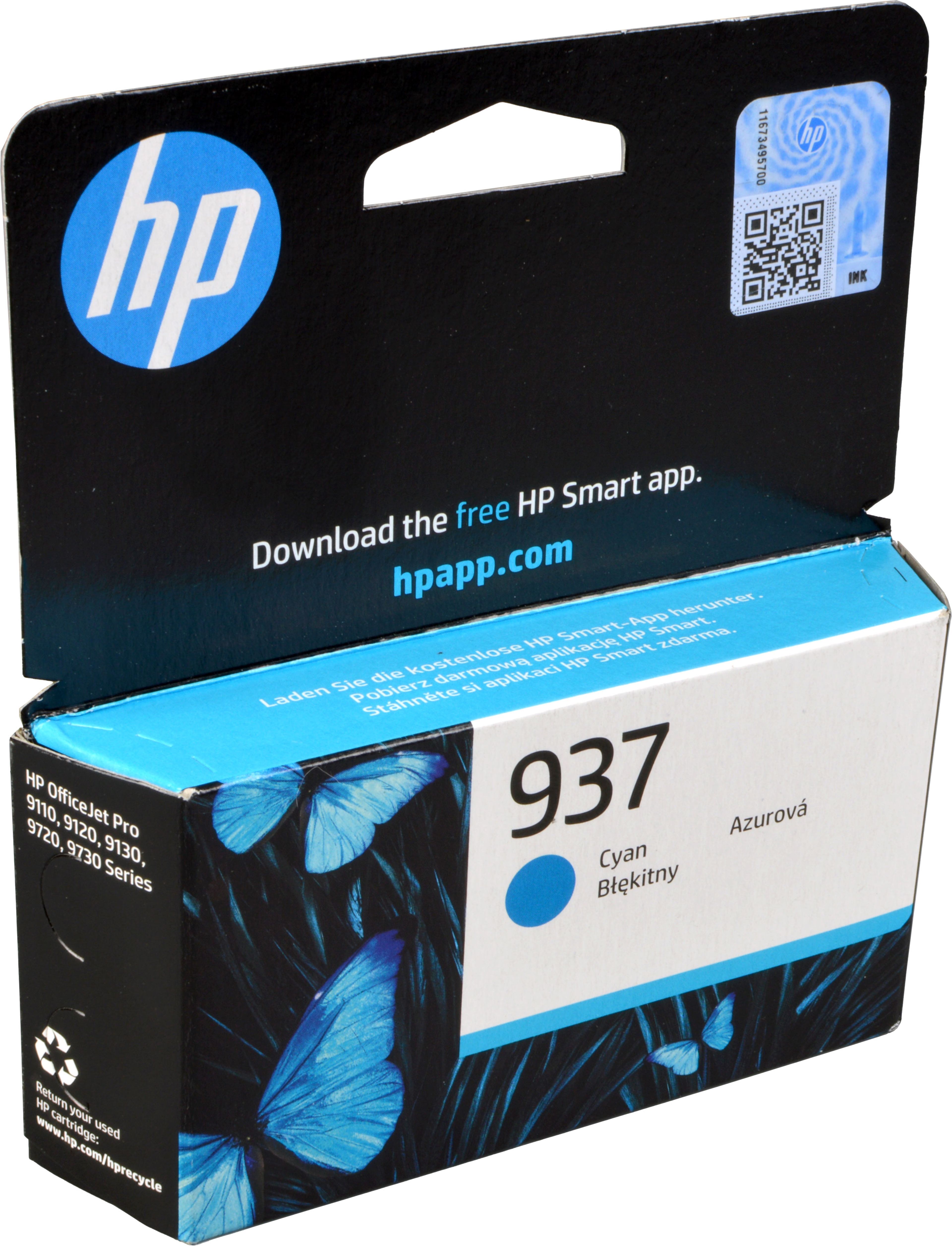 HP Tinte 4S6W2NE 937 cyan