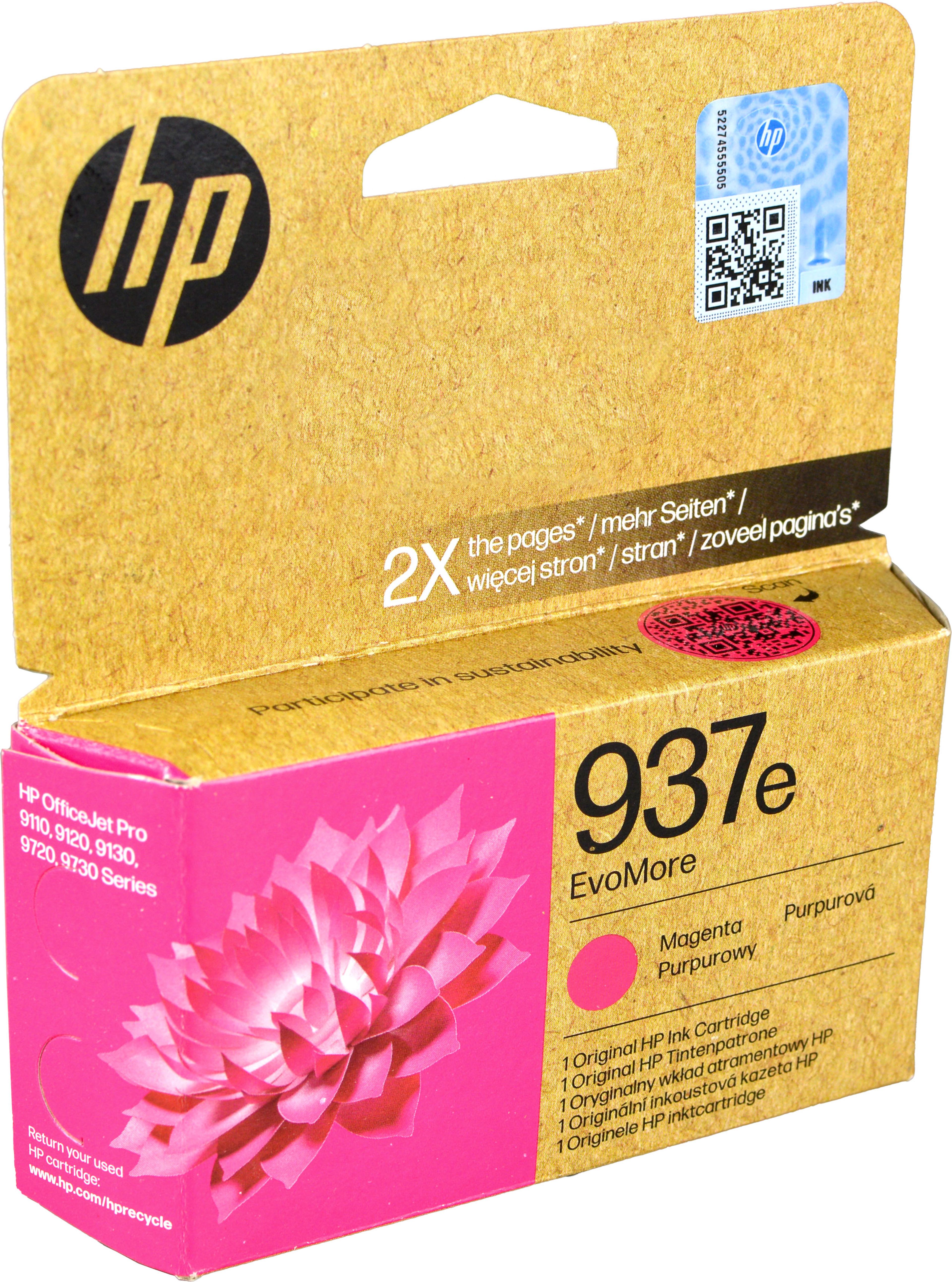 HP Tinte 4S6W7NE 937e EvoMore magenta