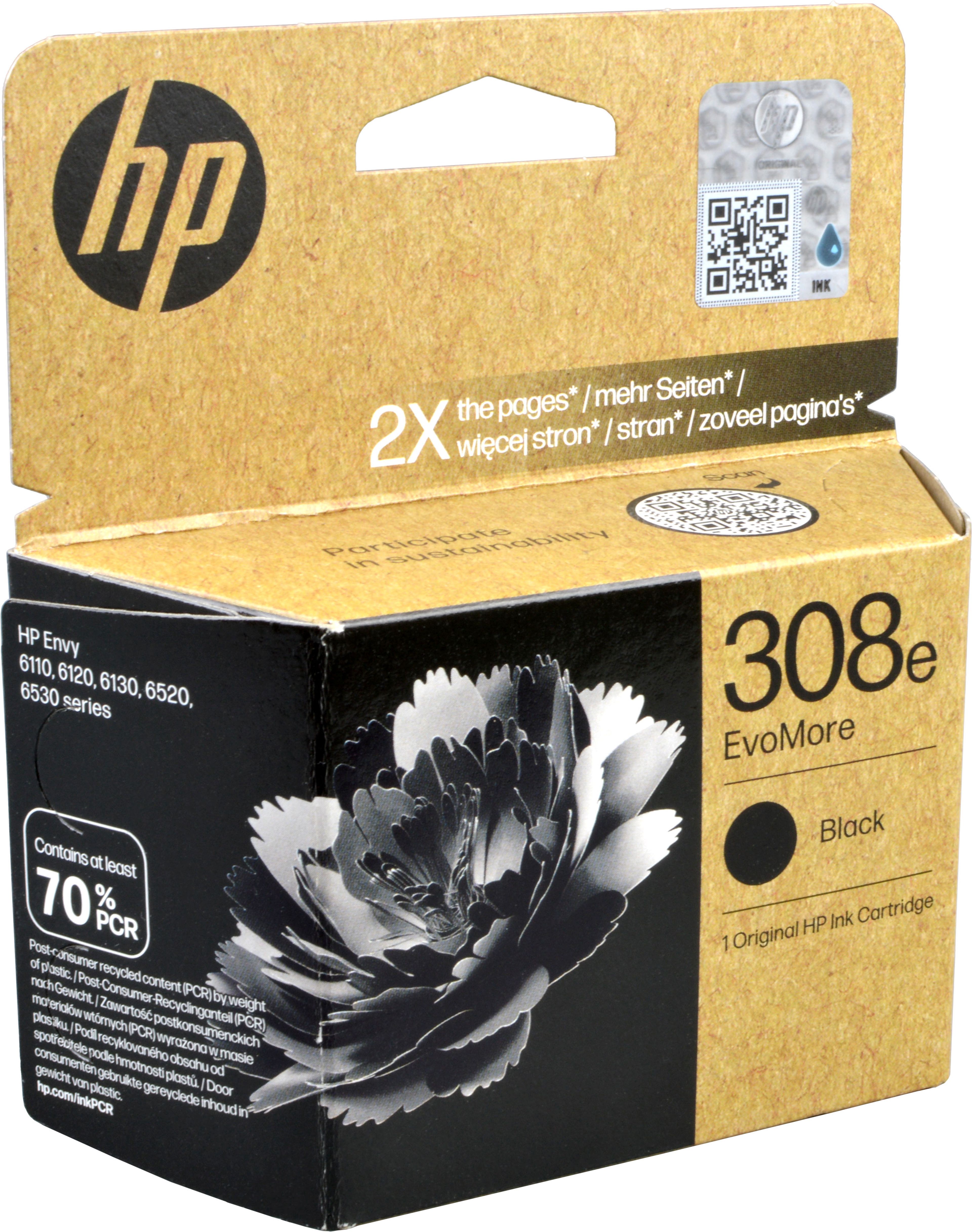 HP Tinte 7FP22UE 308e EvoMore schwarz
