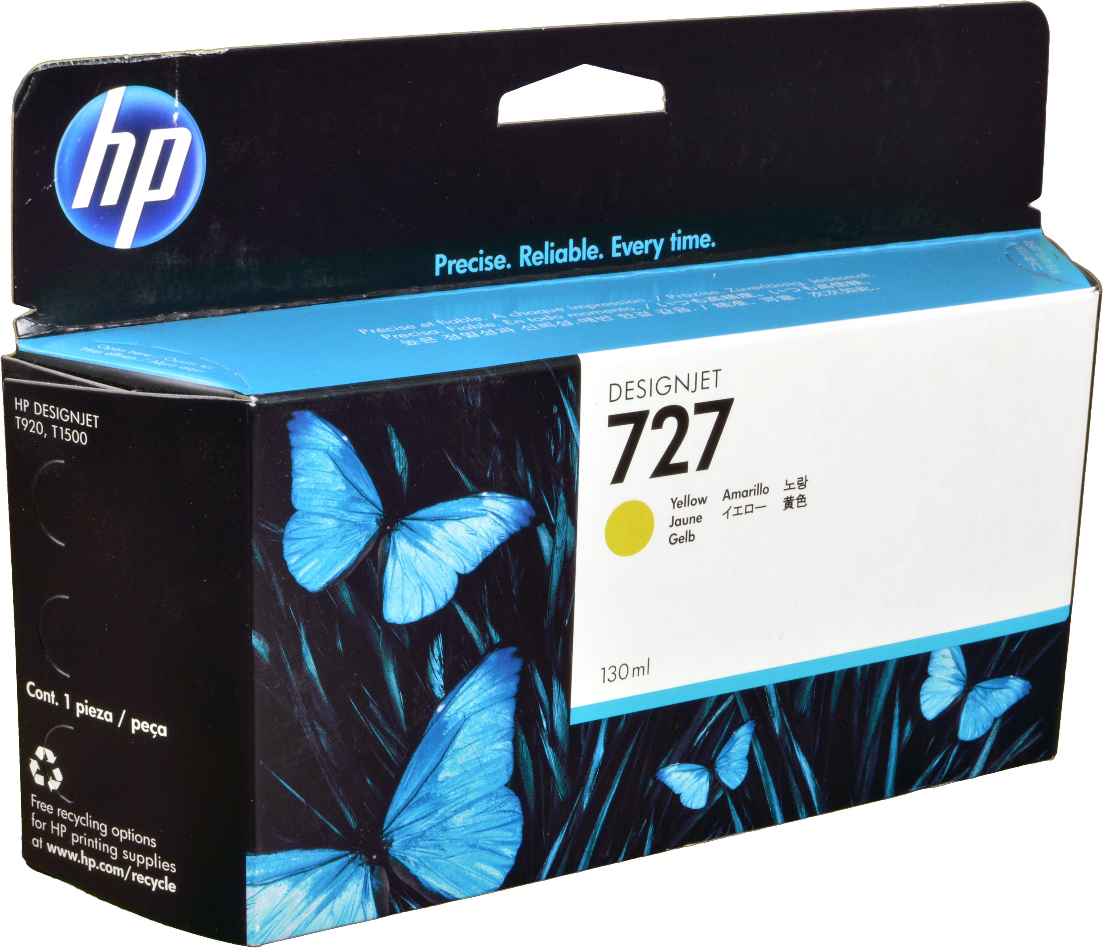HP Tinte B3P21A 727 yellow