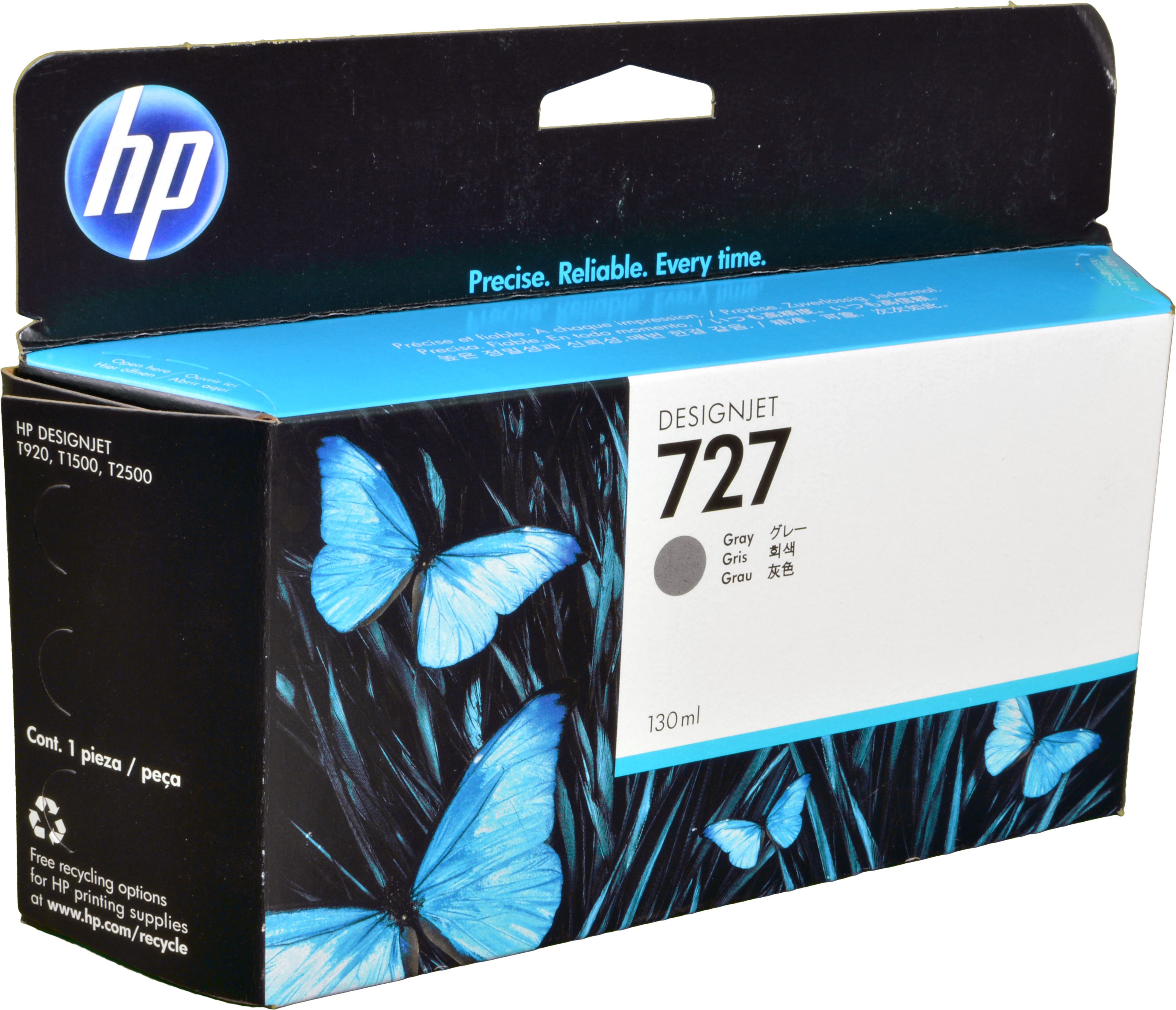 HP Tinte B3P24A 727 grey