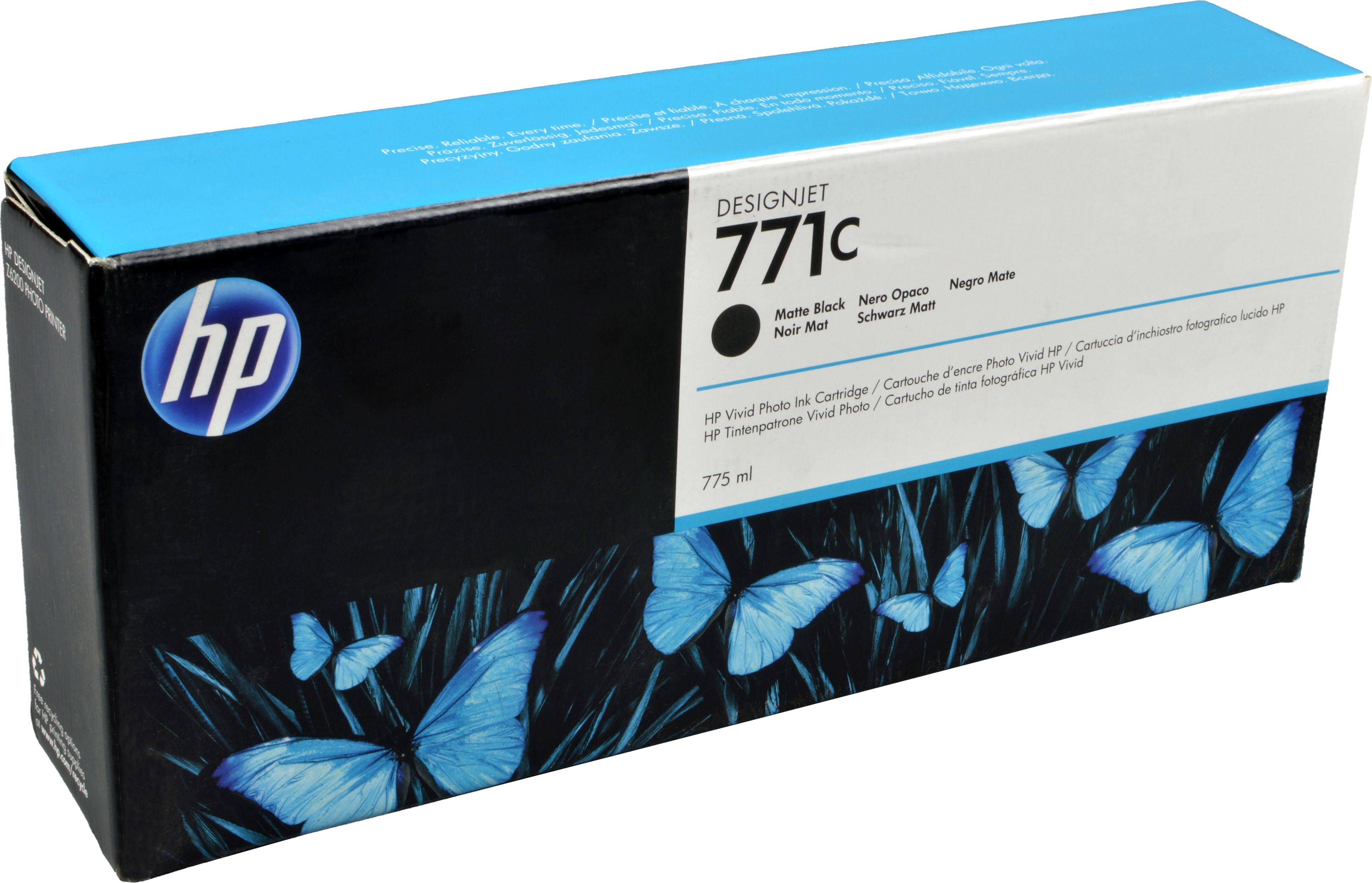 HP Tinte B6Y07A 771C matt schwarz