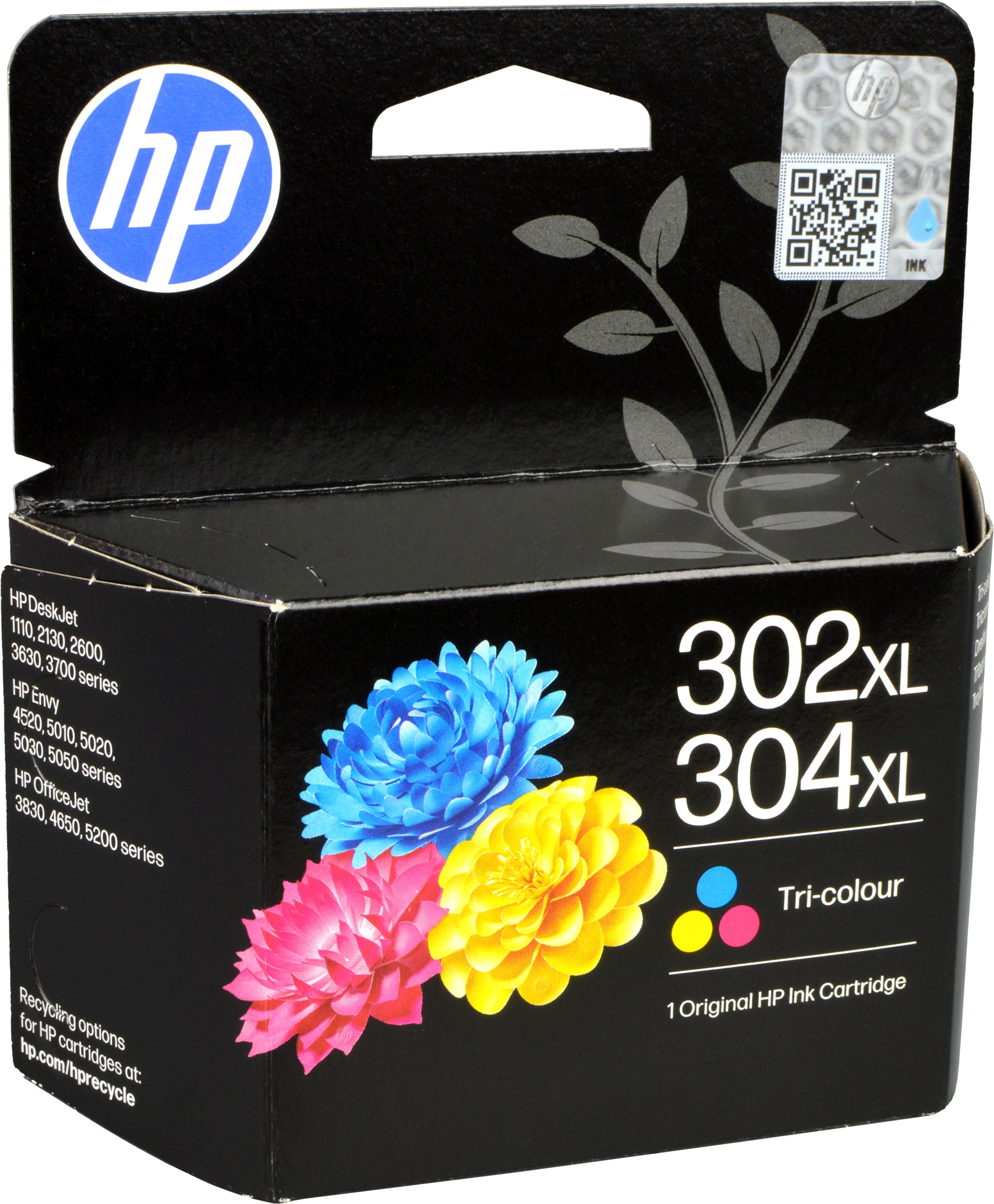 HP Tinte B7RT8AE 302XL 304XL CMY