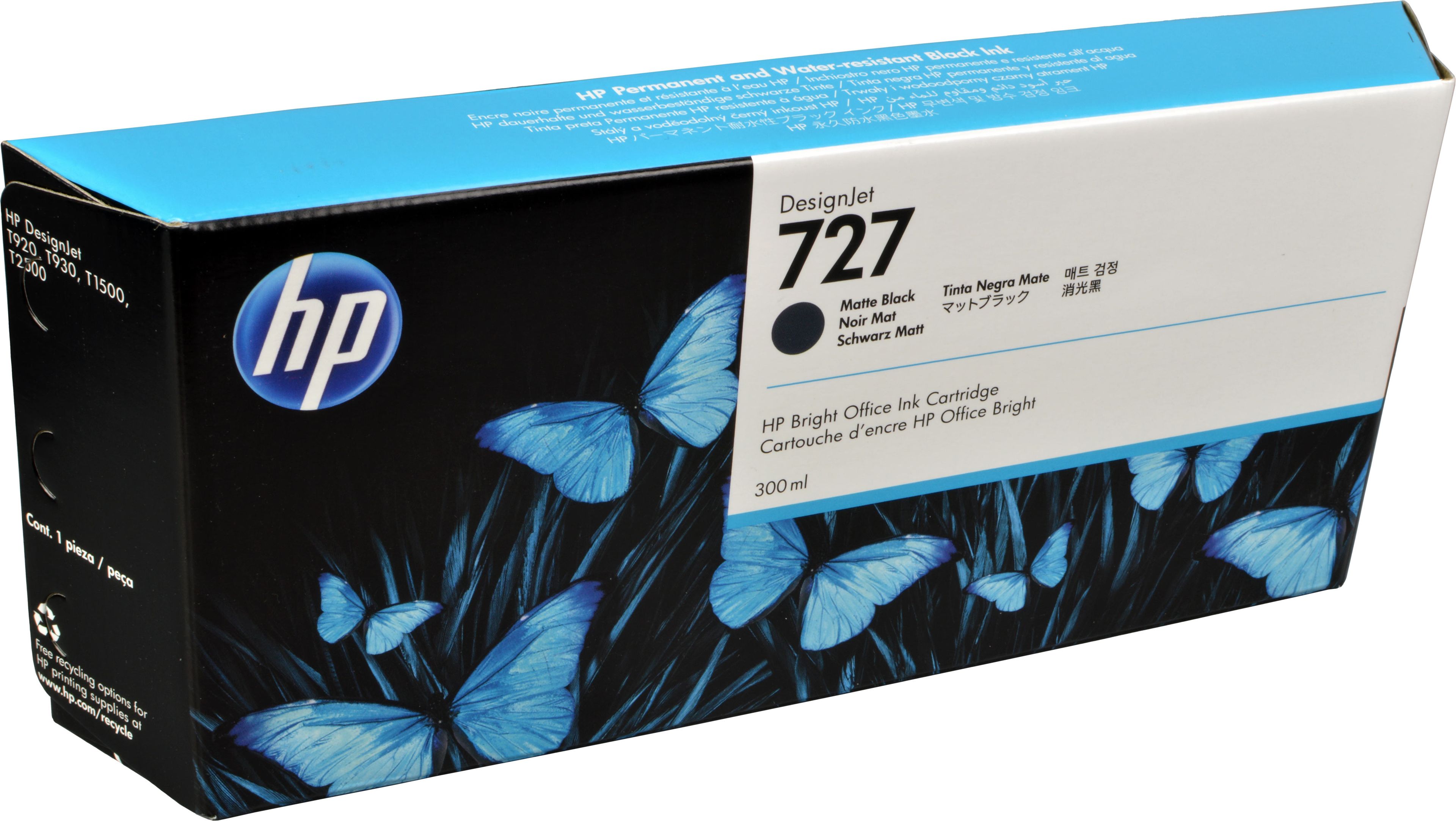 HP Tinte C1Q12A 727 matte black