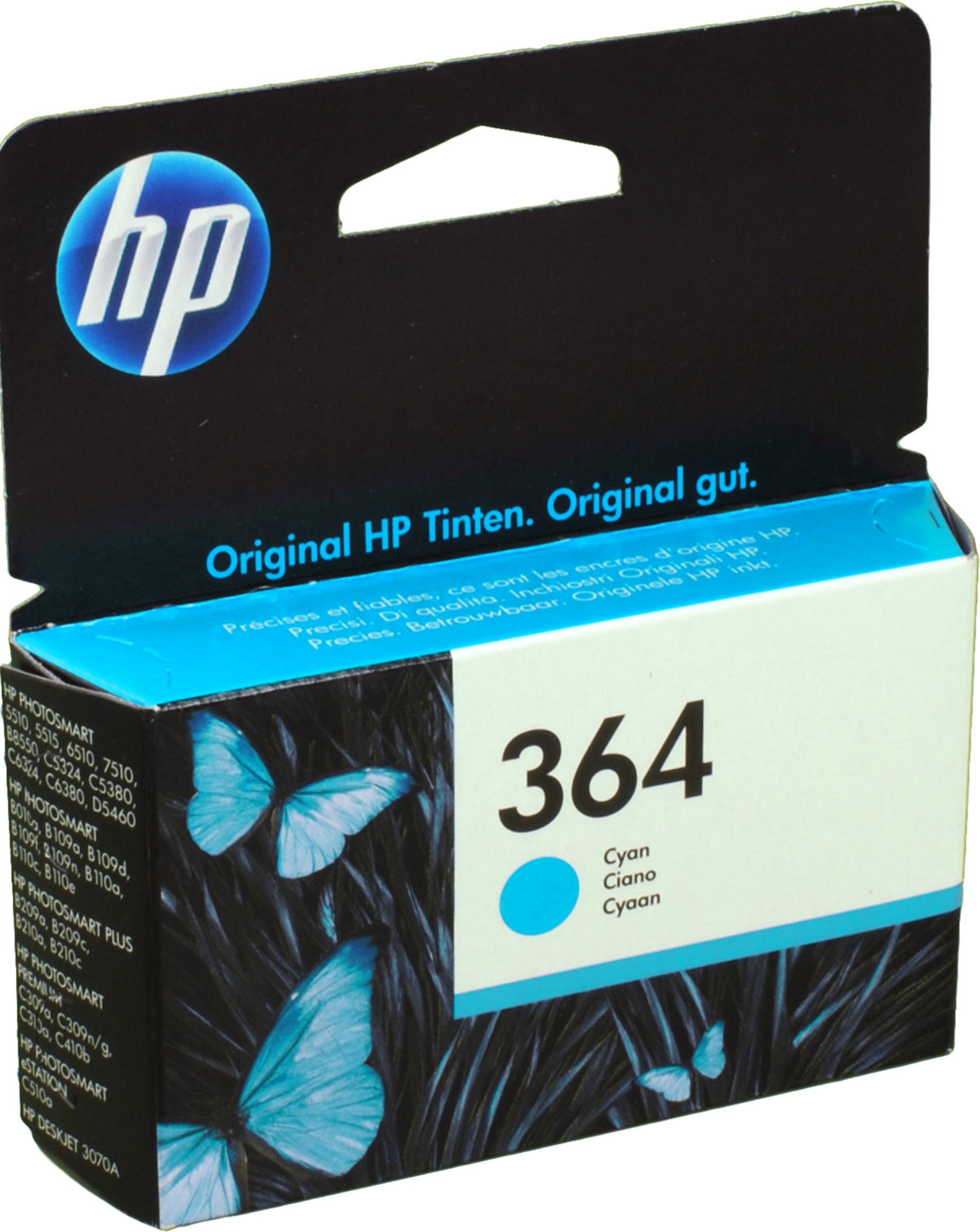 HP Tinte CB318EE 364 cyan