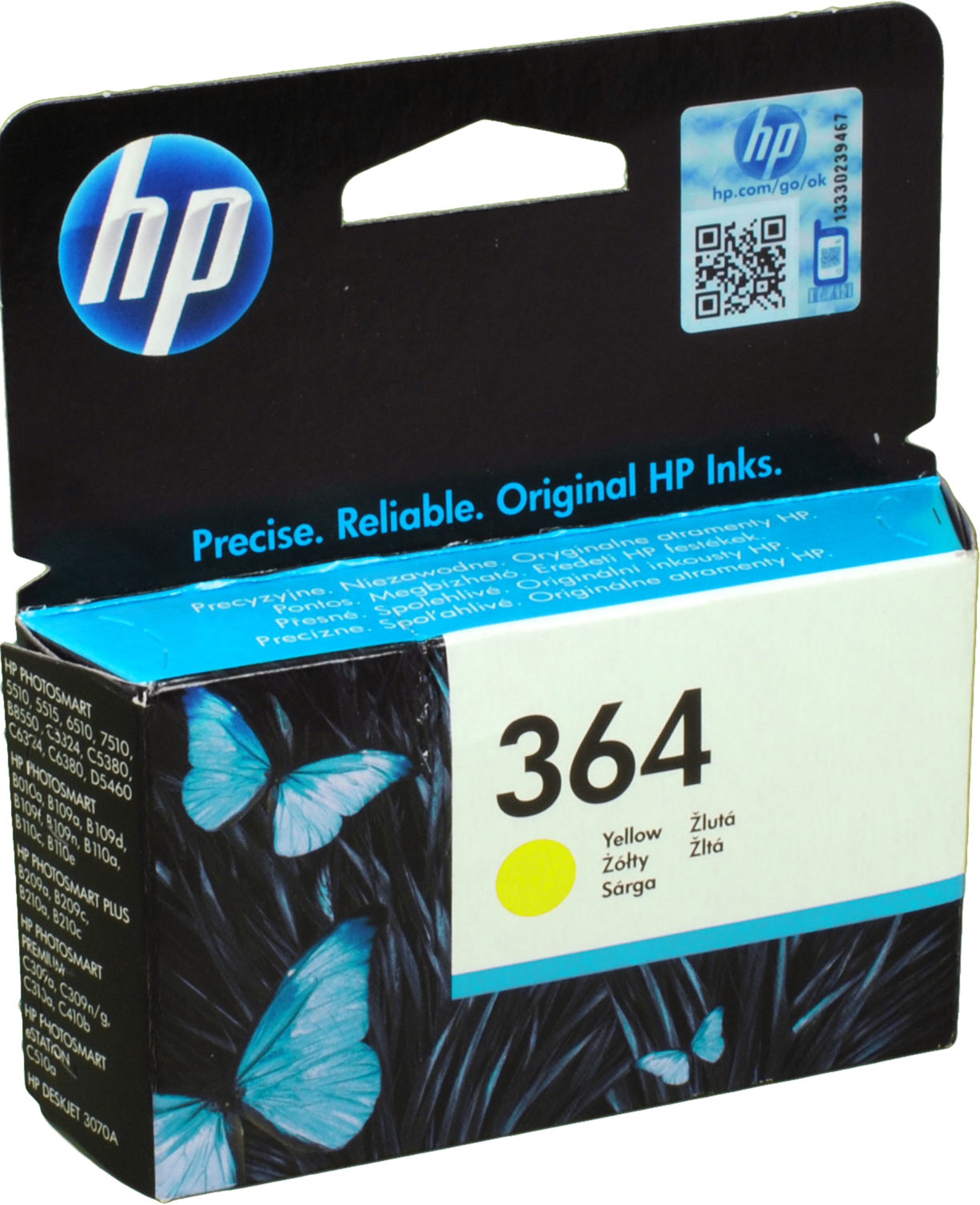 HP Tinte CB320EE 364 yellow