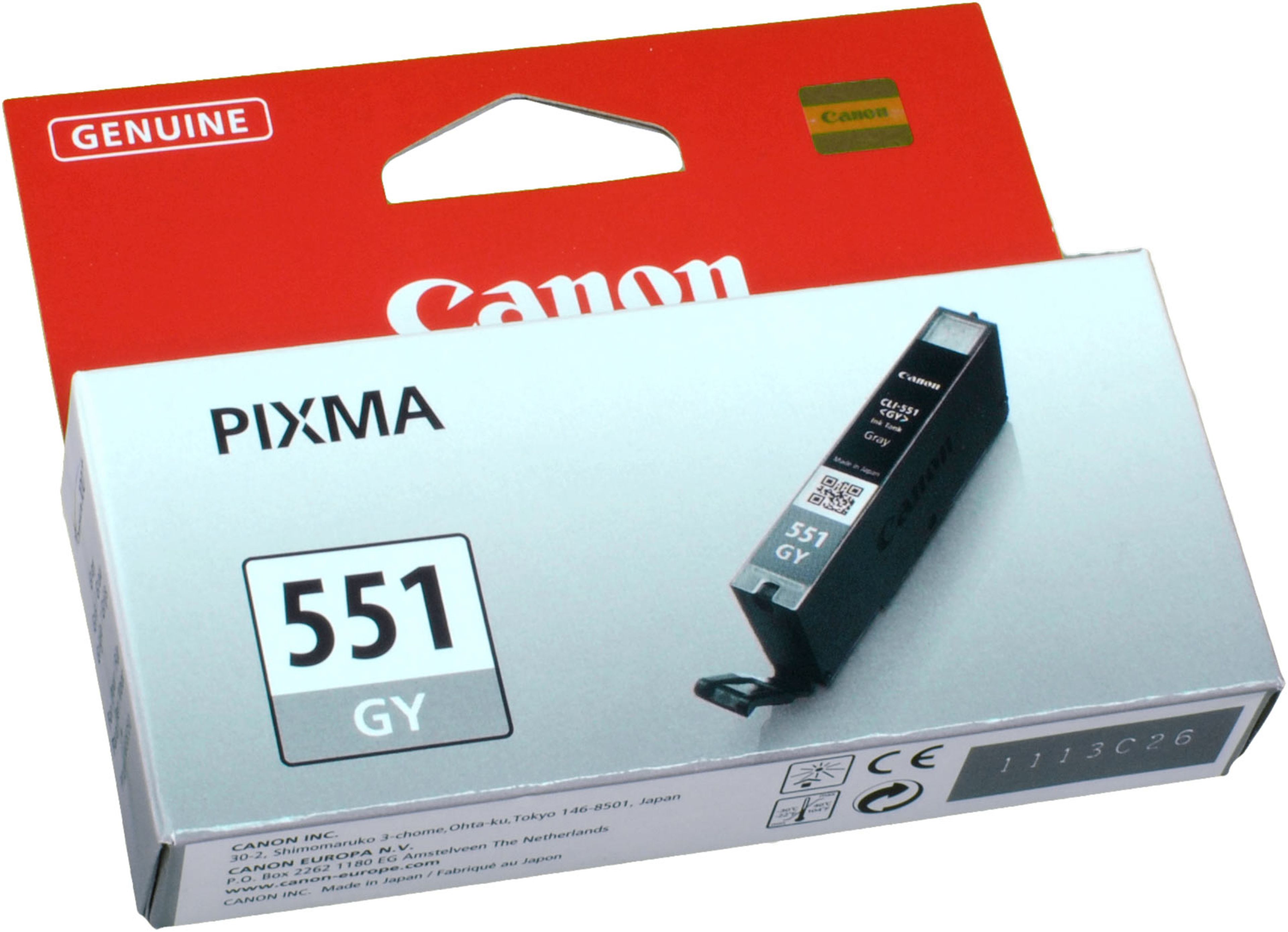 Canon Tinte 6512B001 CLI-551GY grau