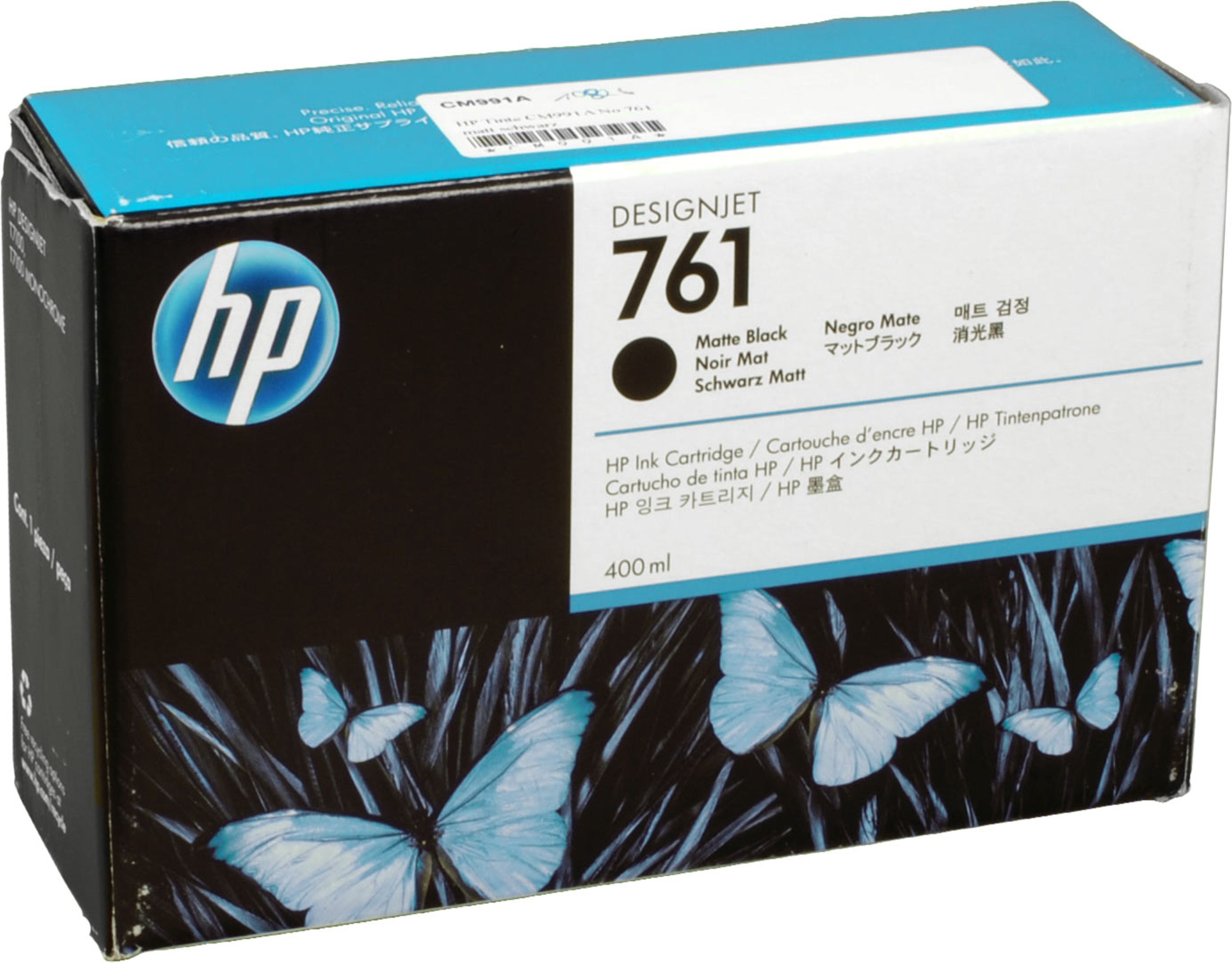 HP Tinte CM991A 761 matt schwarz