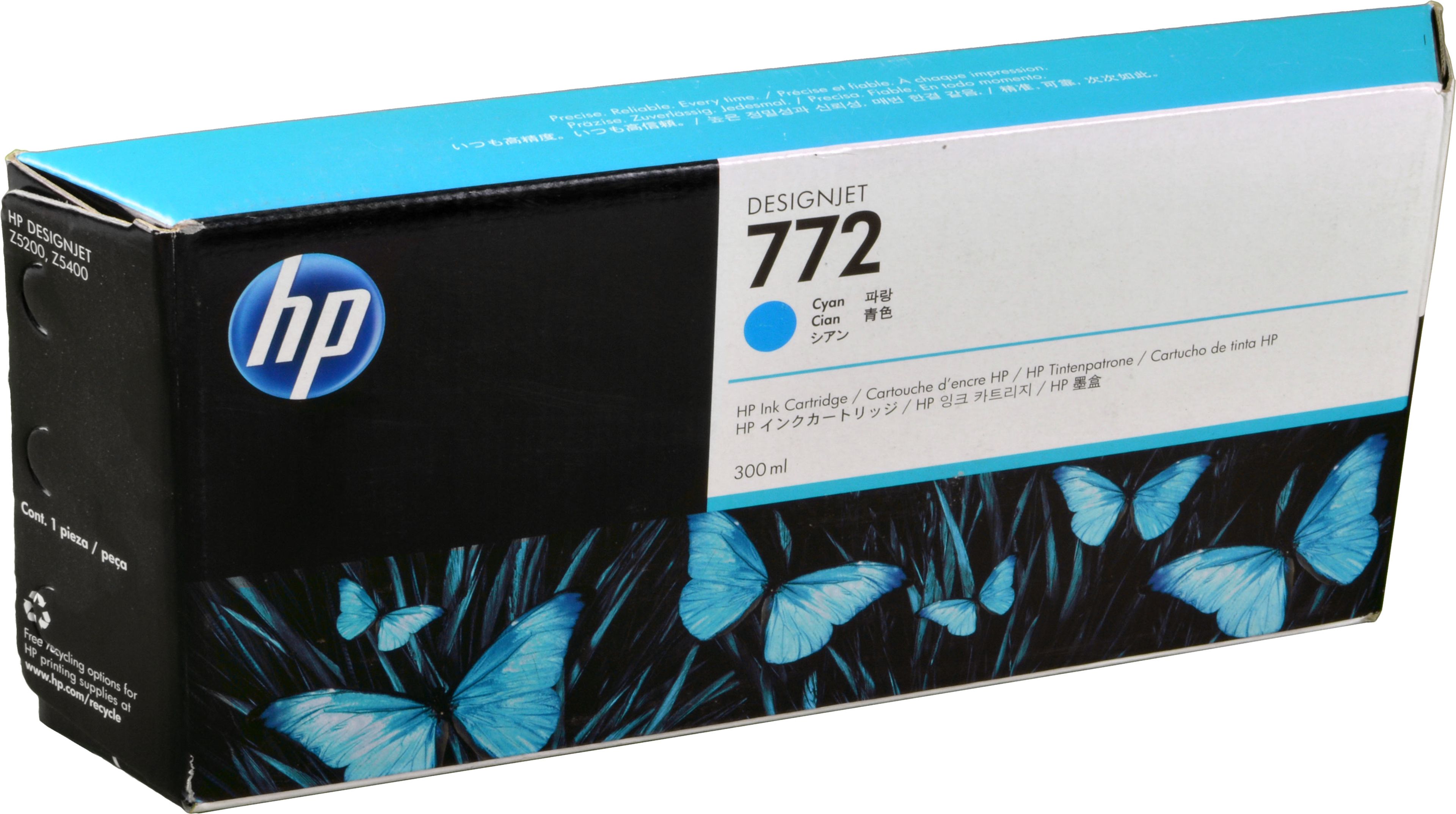 HP Tinte CN636A 772 cyan
