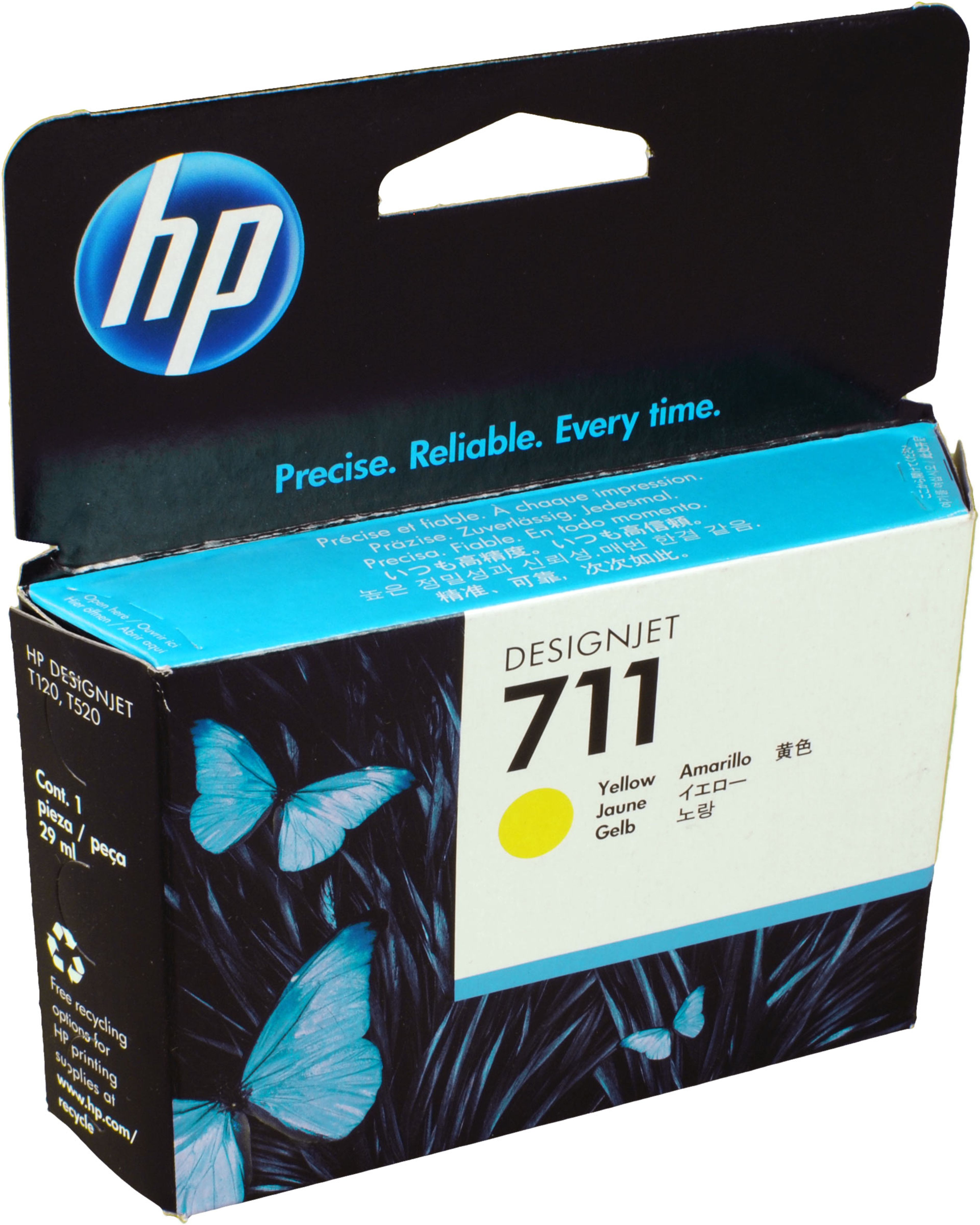HP Tinte CZ132A 711 yellow