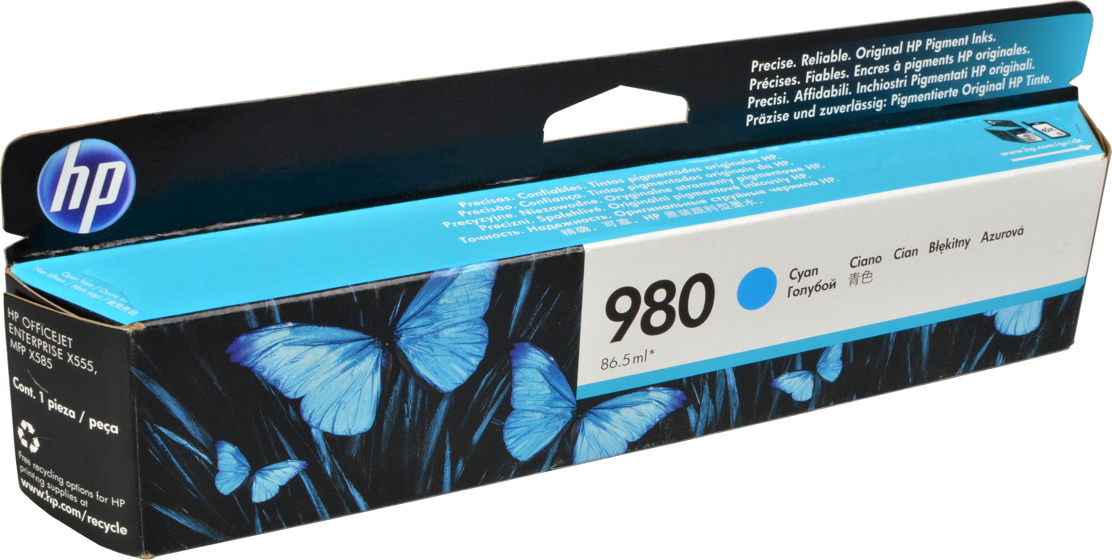 HP Tinte D8J07A 980 cyan