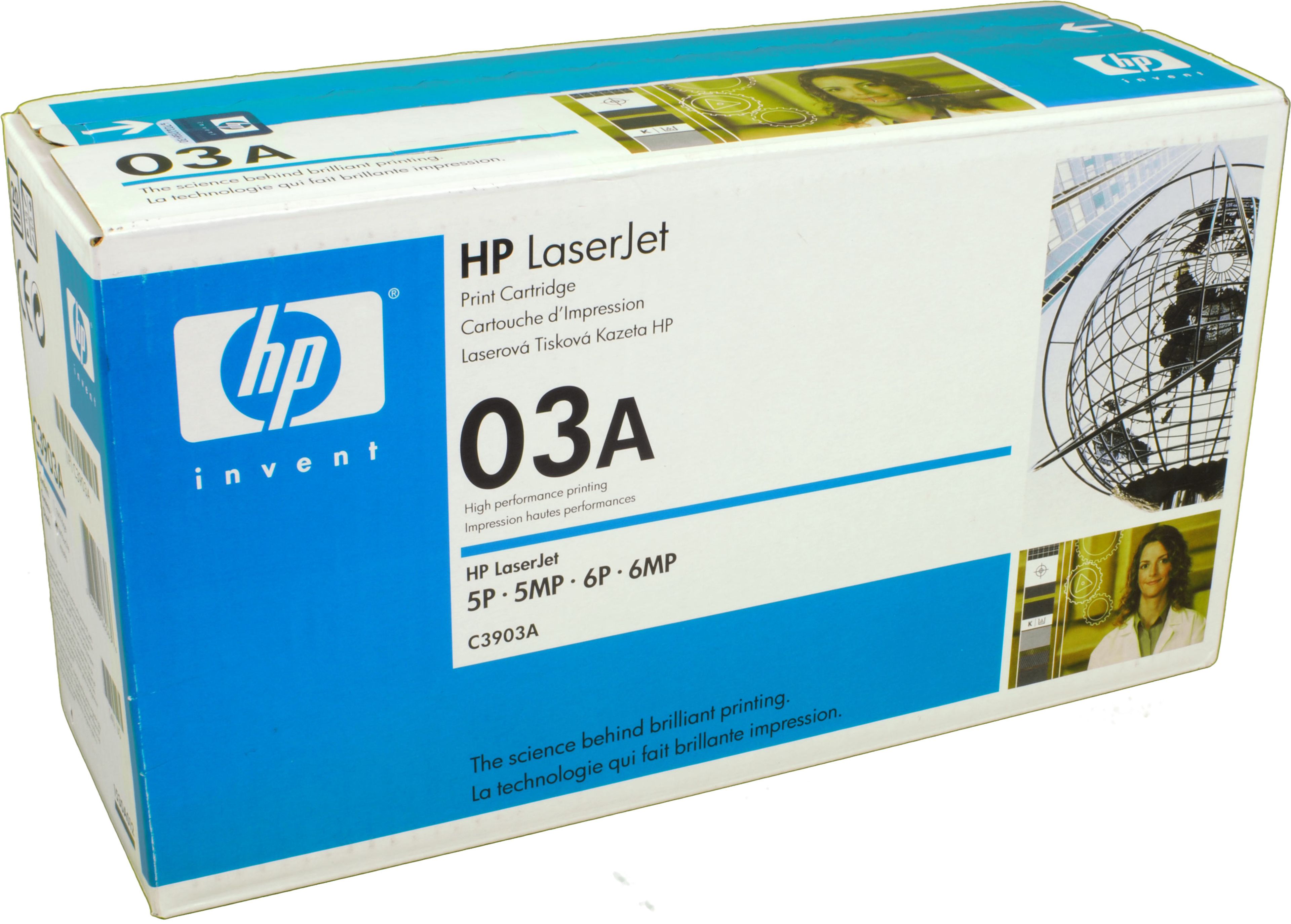HP Toner C3903A 03A schwarz