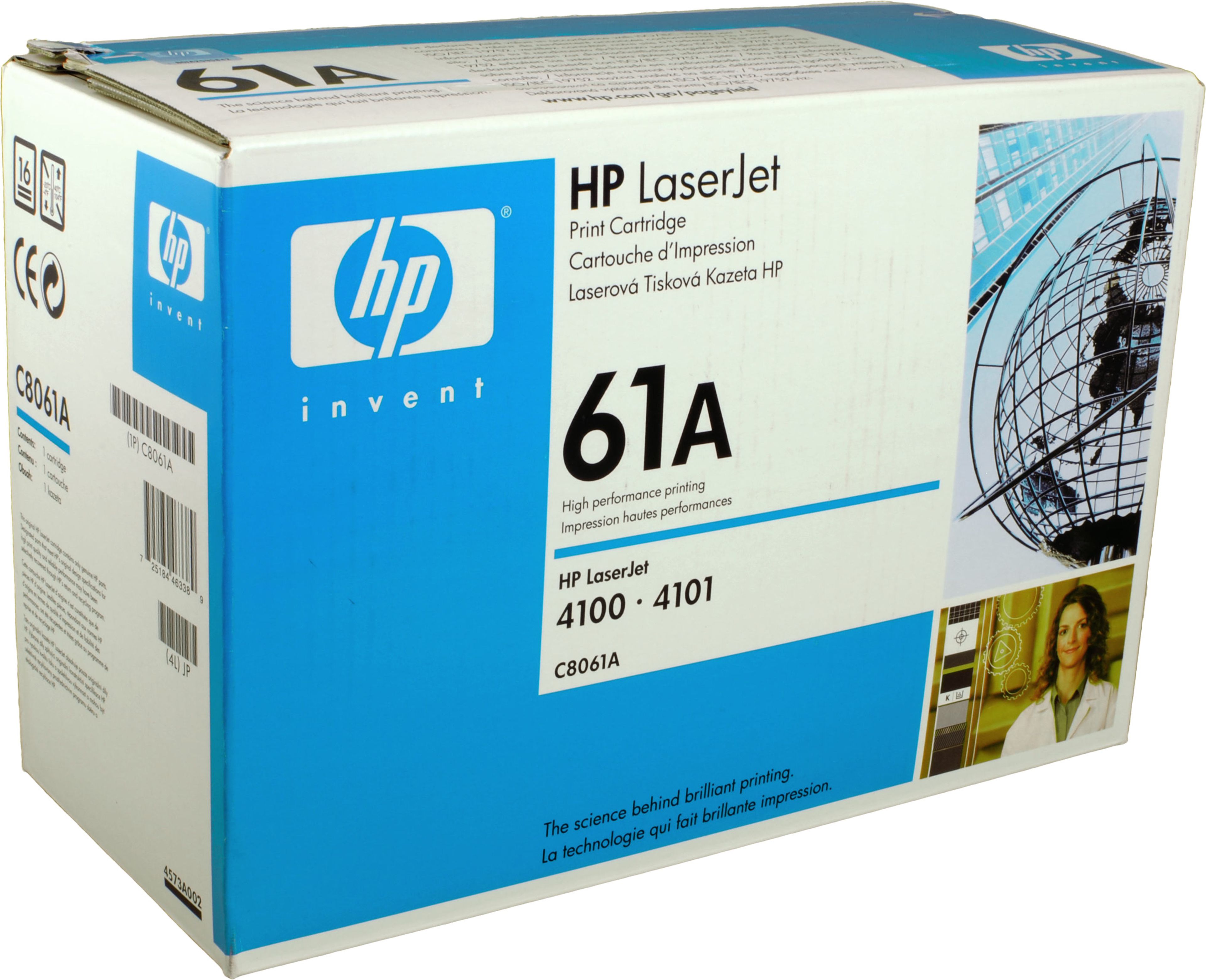HP Toner C8061A 61A schwarz