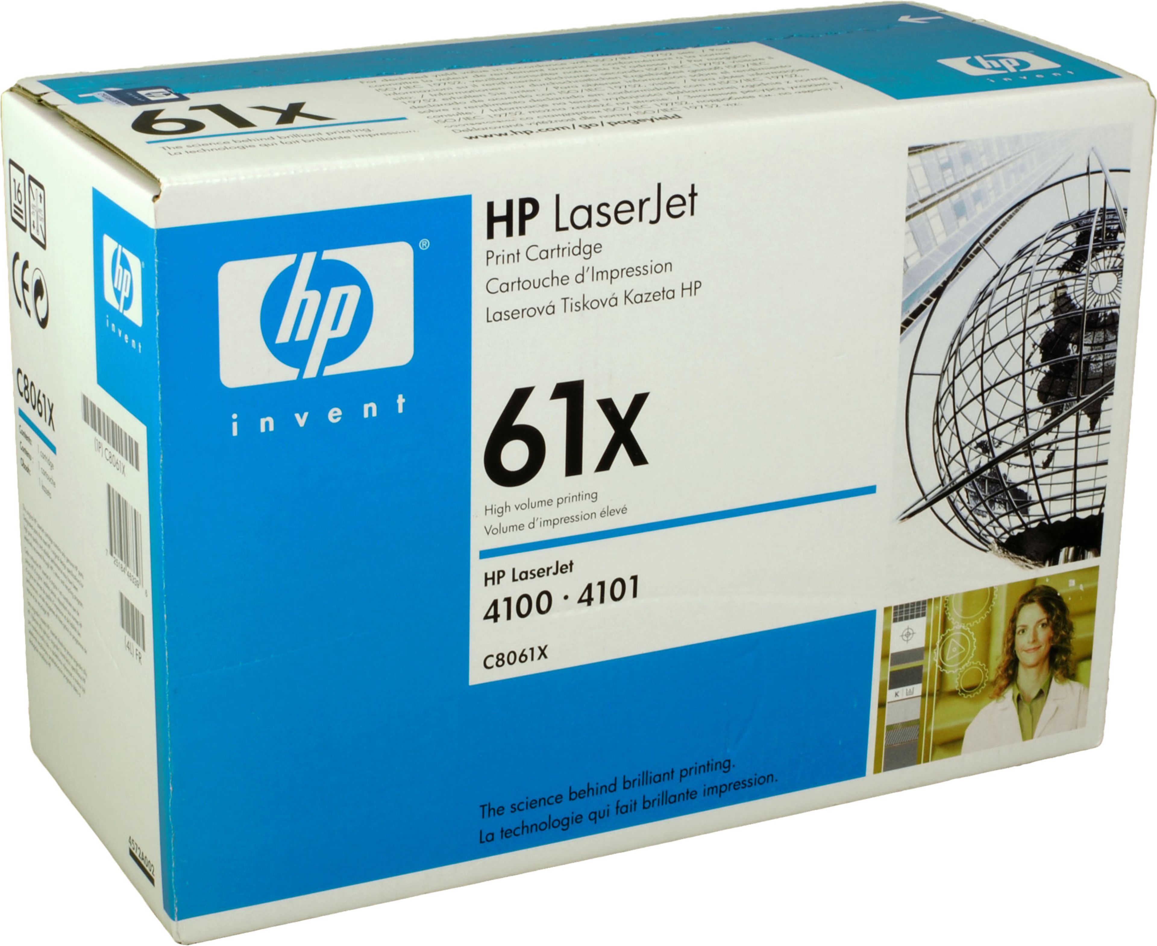 HP Toner C8061X 61X schwarz
