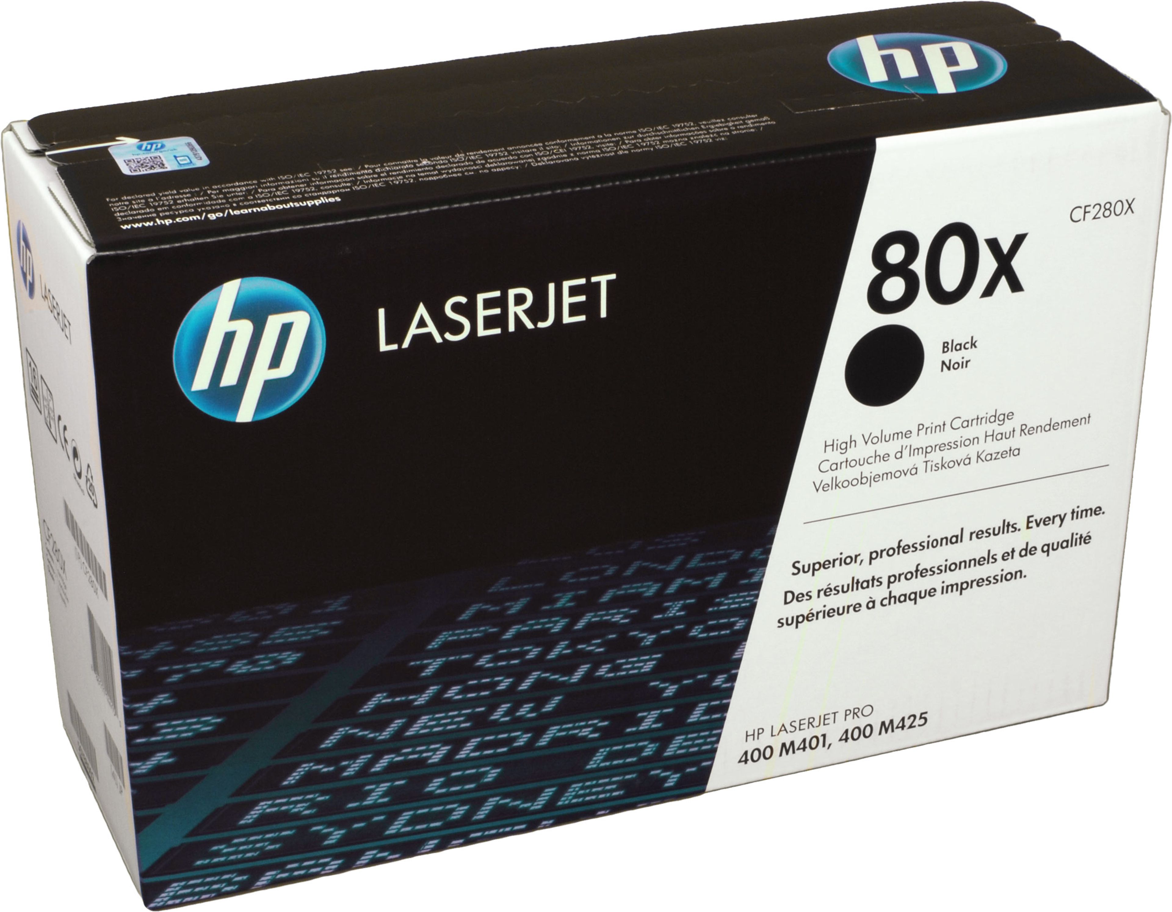 HP Toner CF280X 80X schwarz