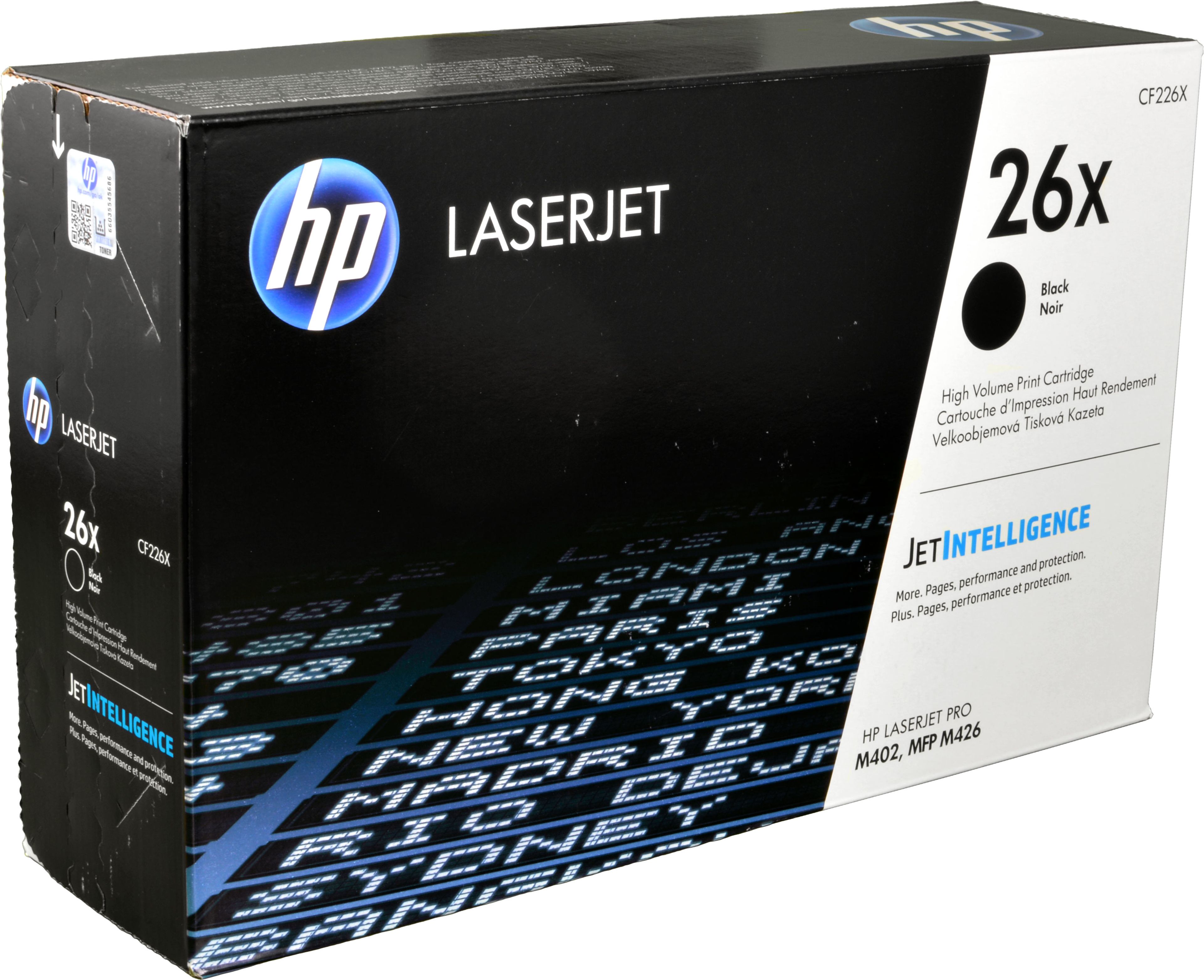 HP Toner CF226X 26X schwarz