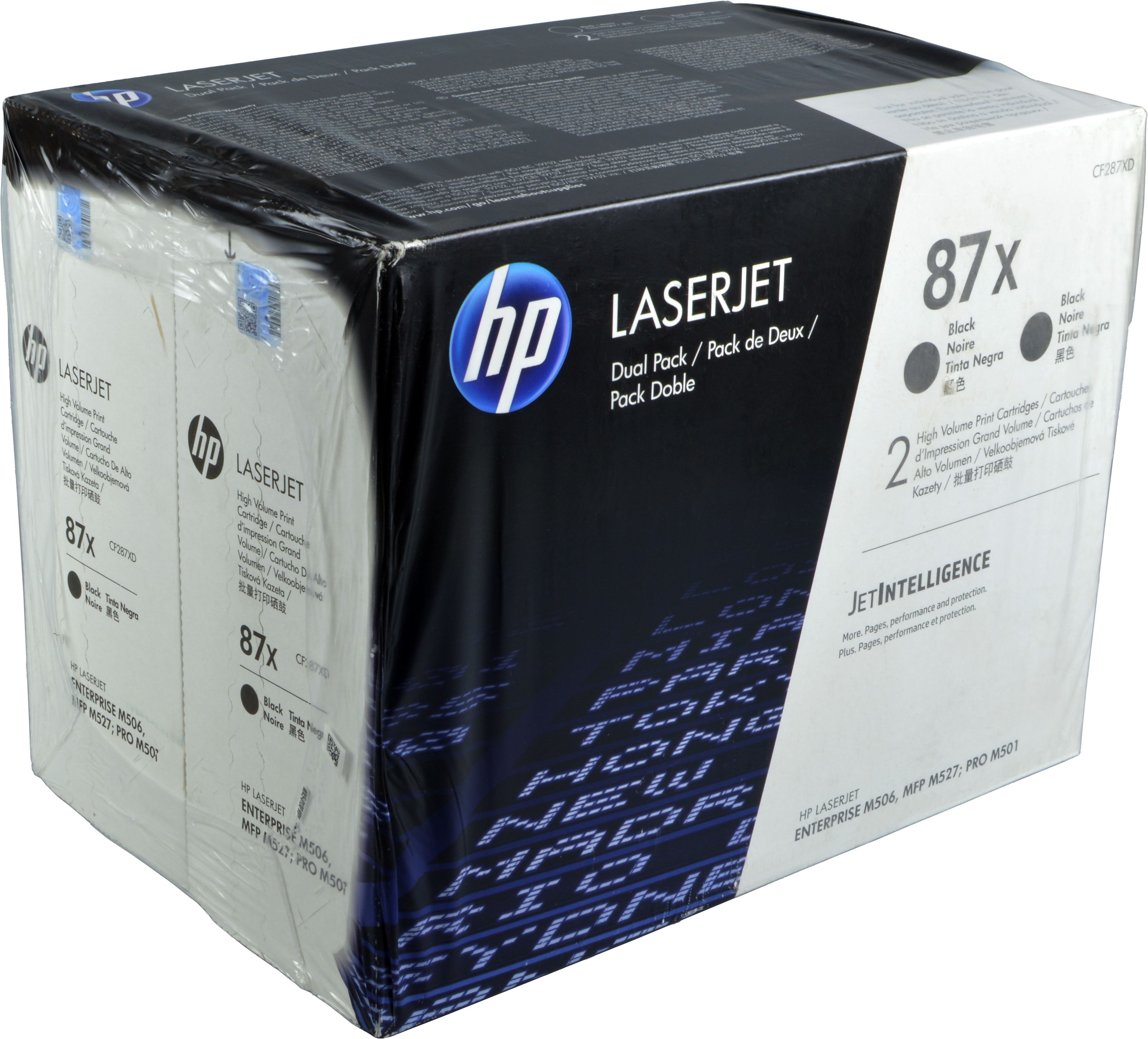 2 HP Toner CF287XD 87X Doppelpack schwarz