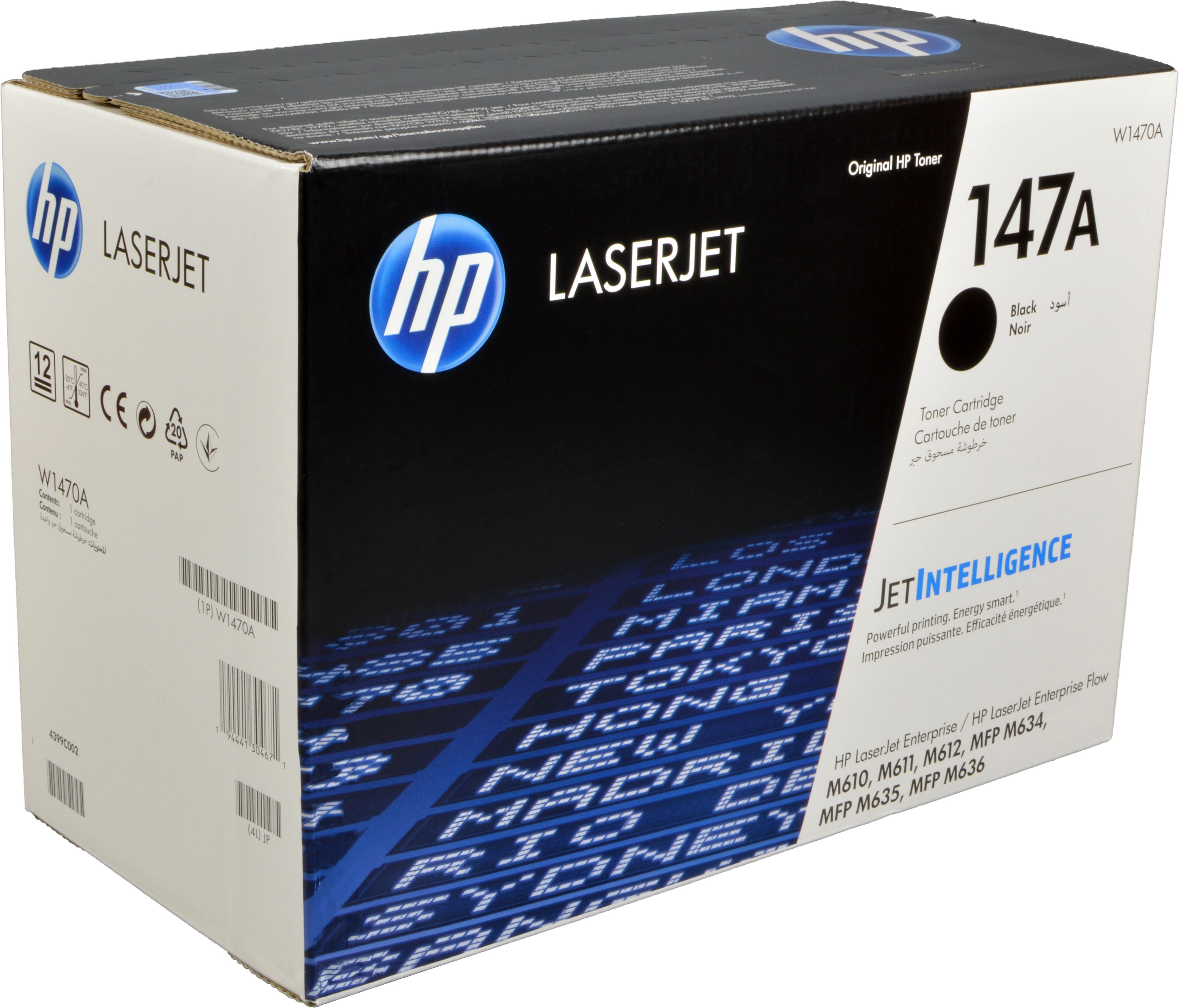 HP Toner W1470A 147A schwarz