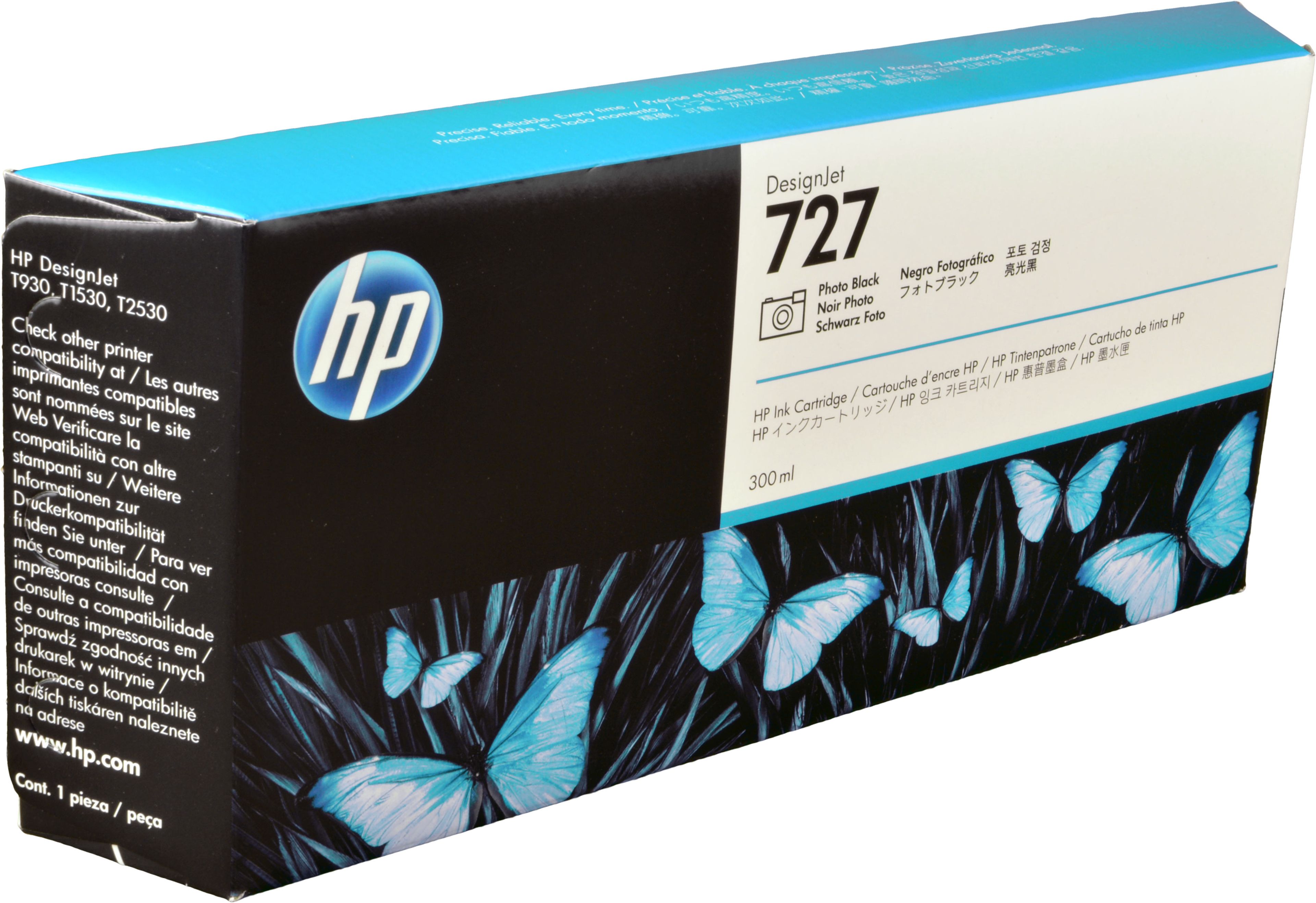 HP Tinte F9J79A 727 foto schwarz