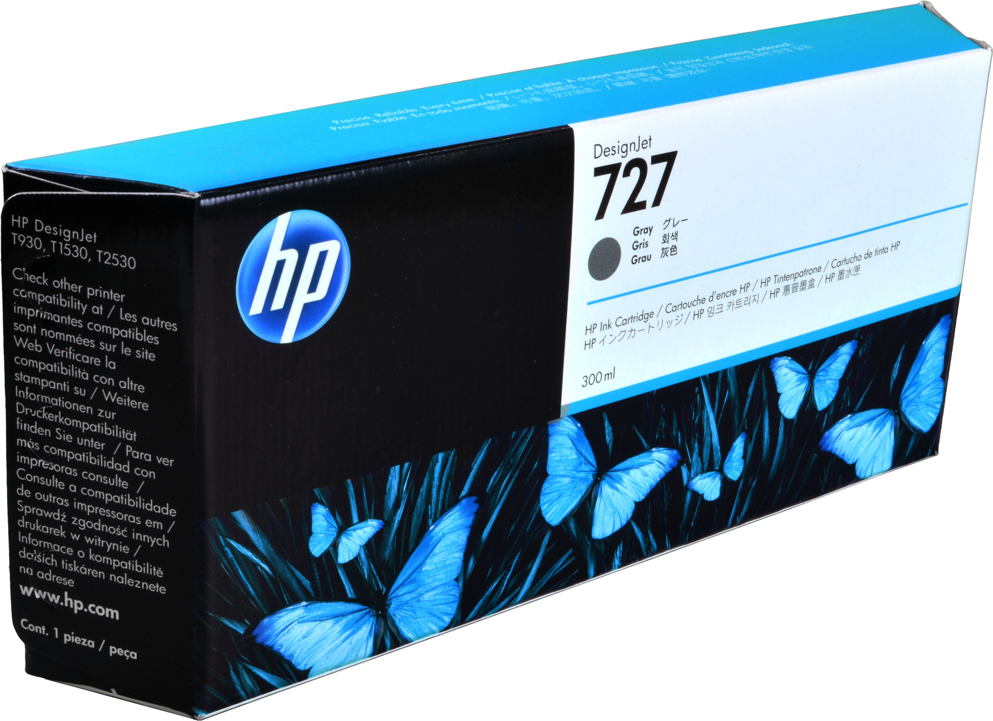 HP Tinte F9J80A 727 grey