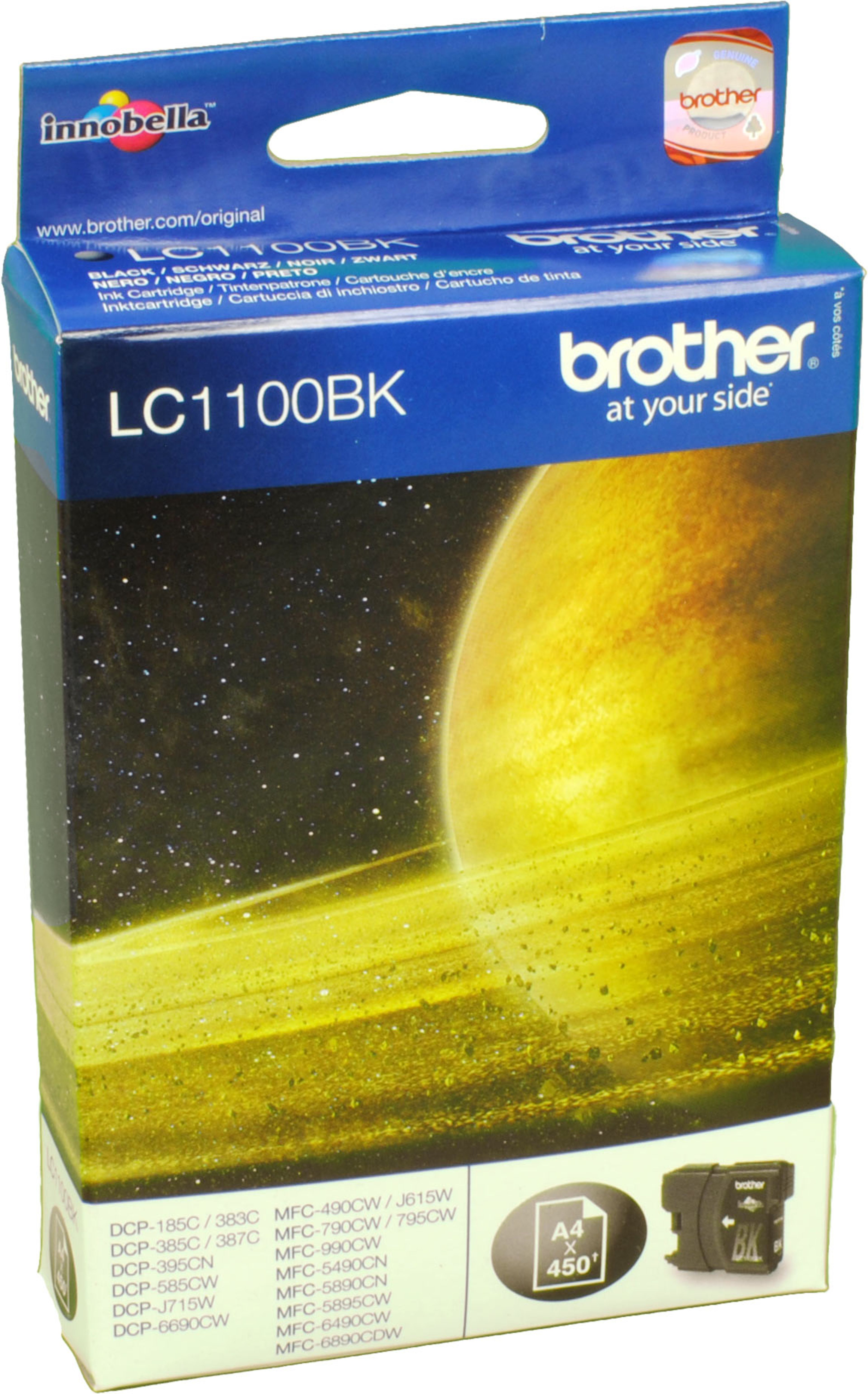Brother Tinte LC-1100BK schwarz