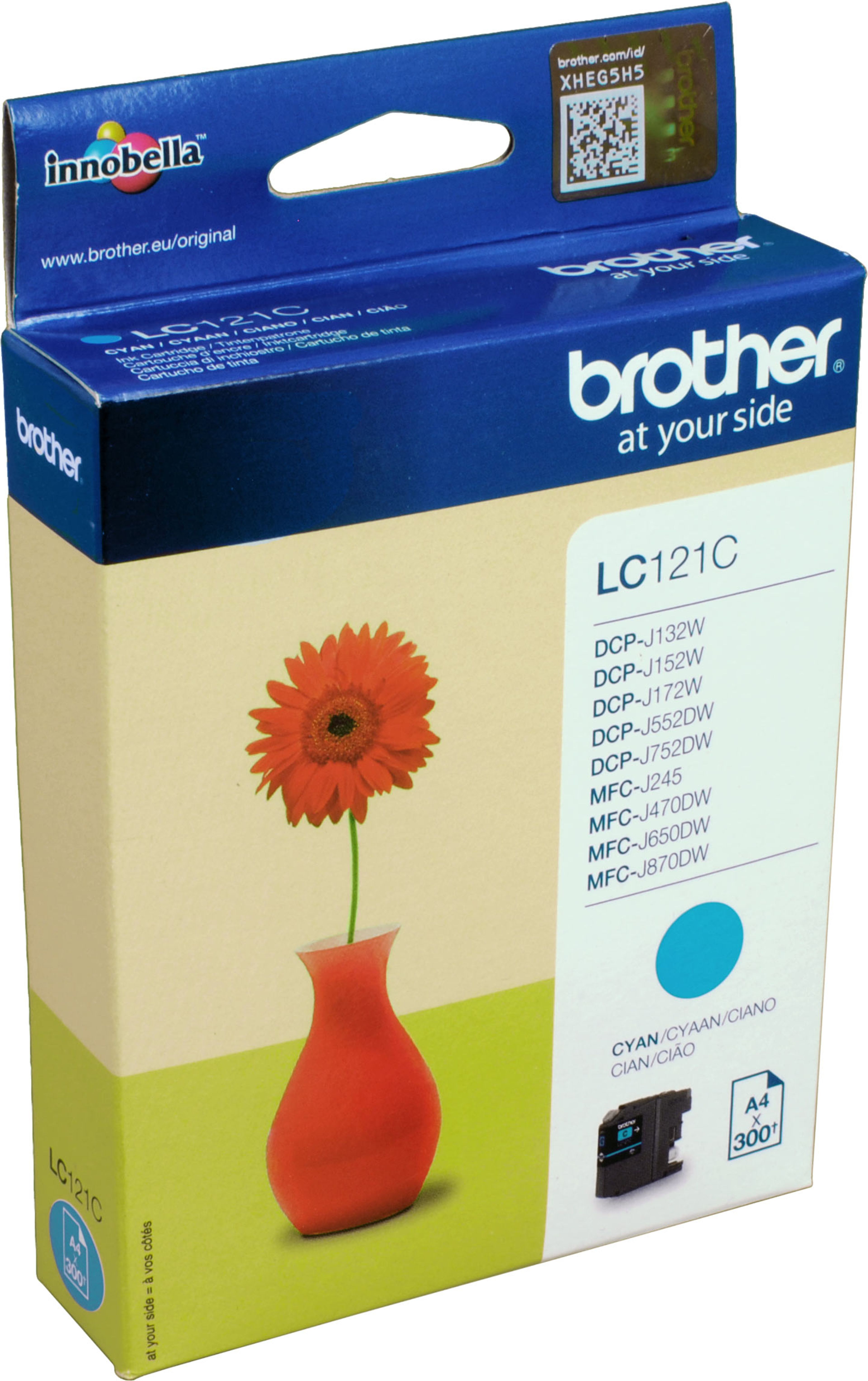 Brother Tinte LC-121C cyan