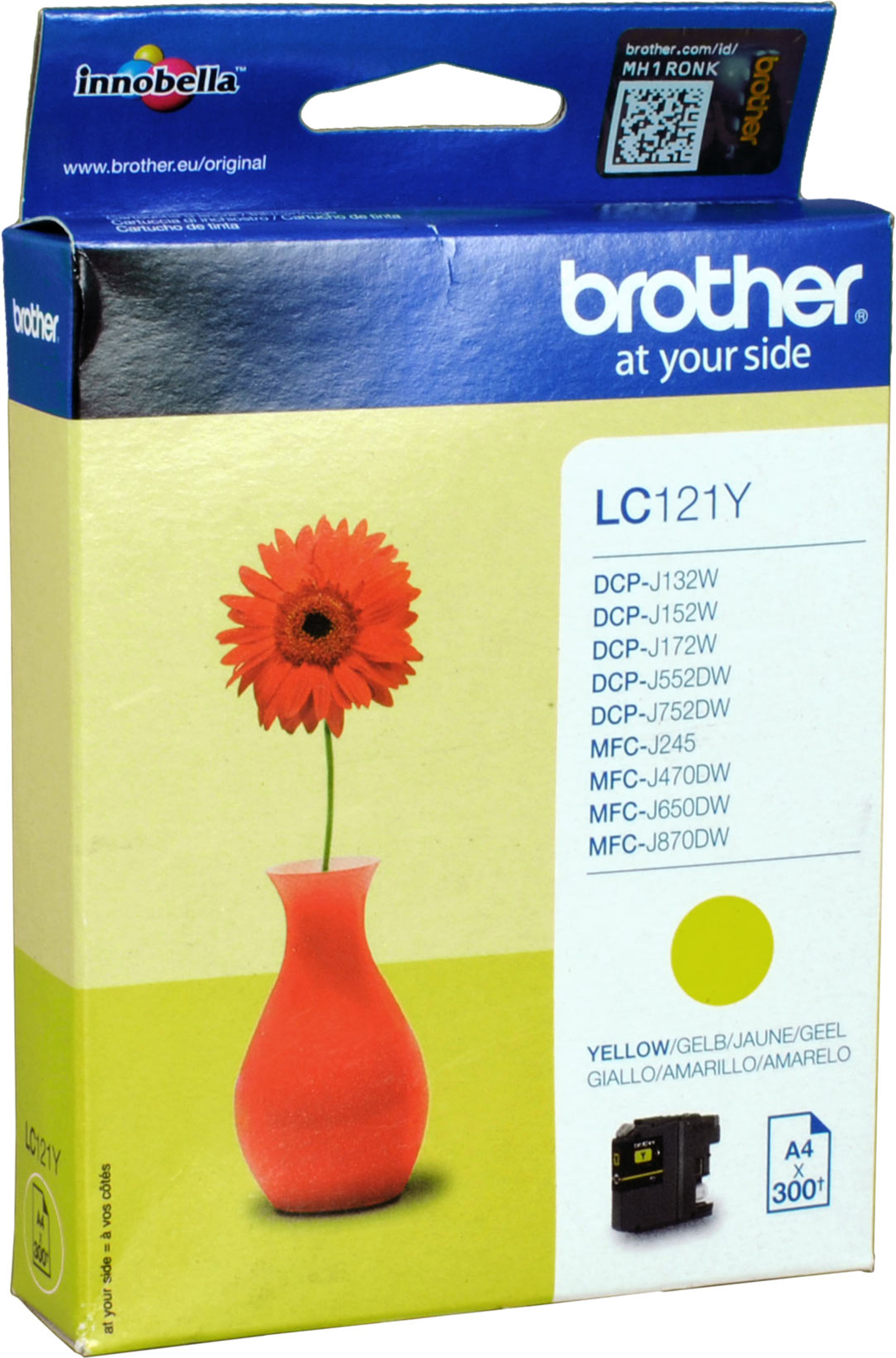 Brother Tinte LC-121Y yellow