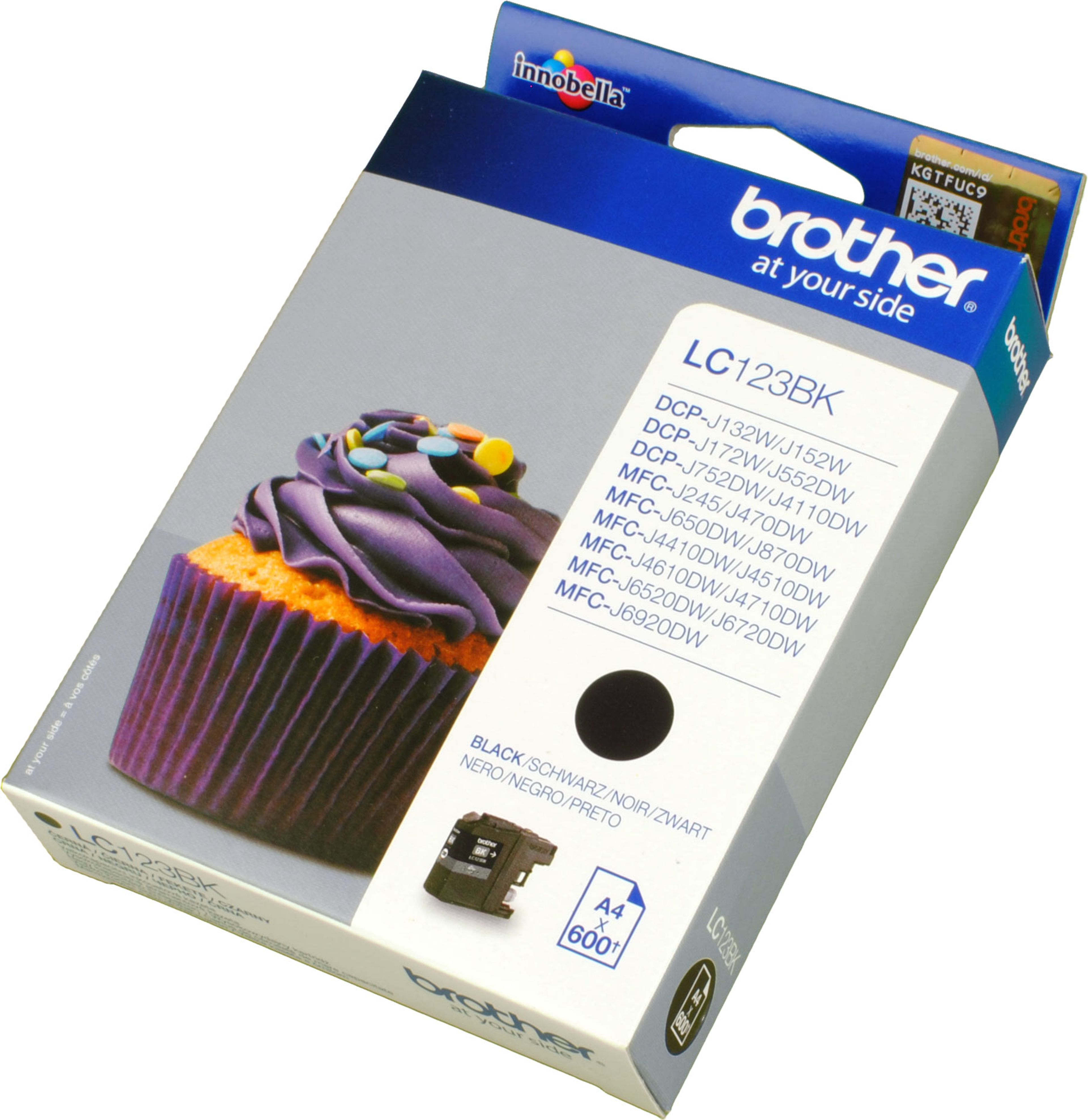 Brother Tinte LC-123BK schwarz