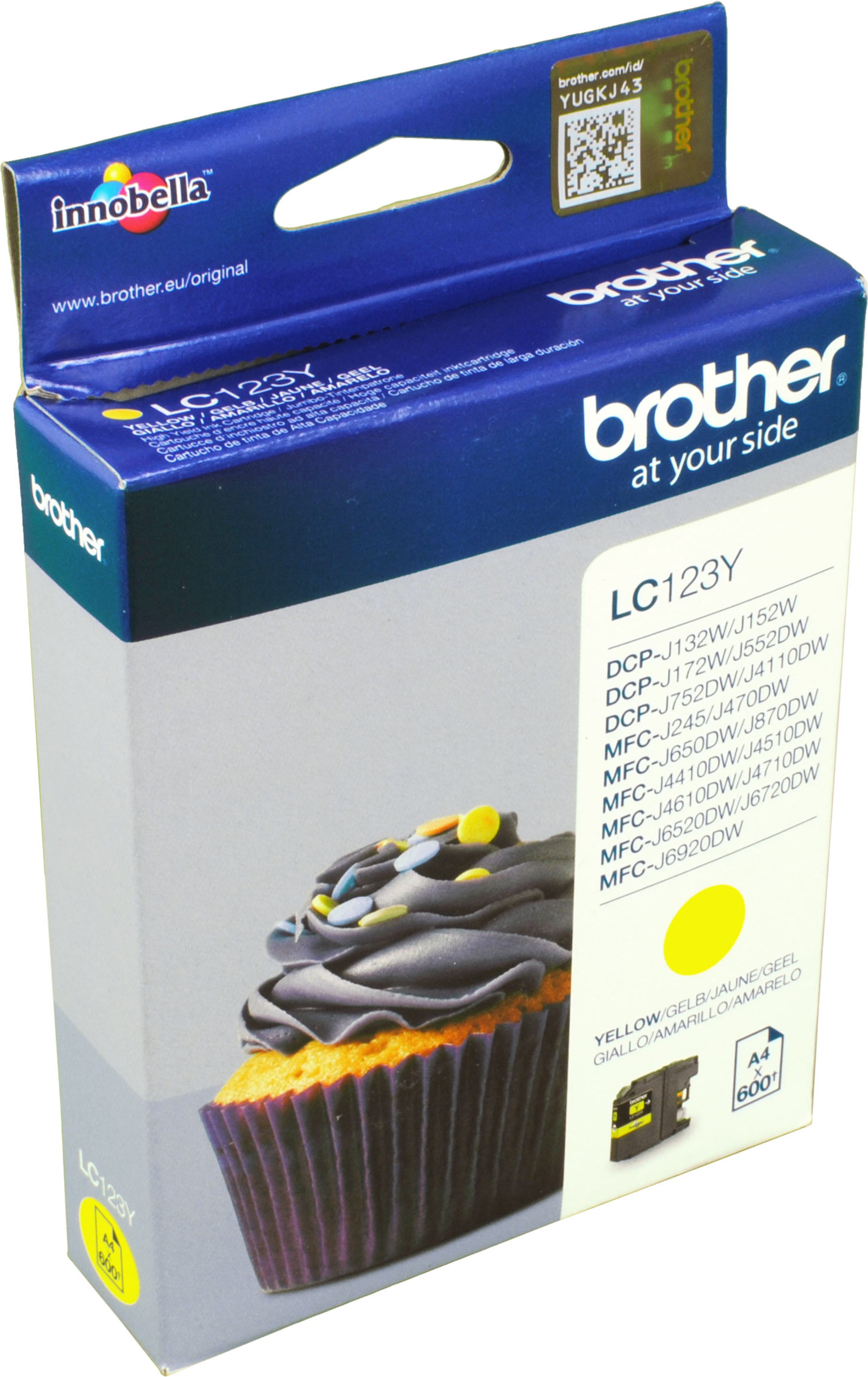 Brother Tinte LC-123Y yellow
