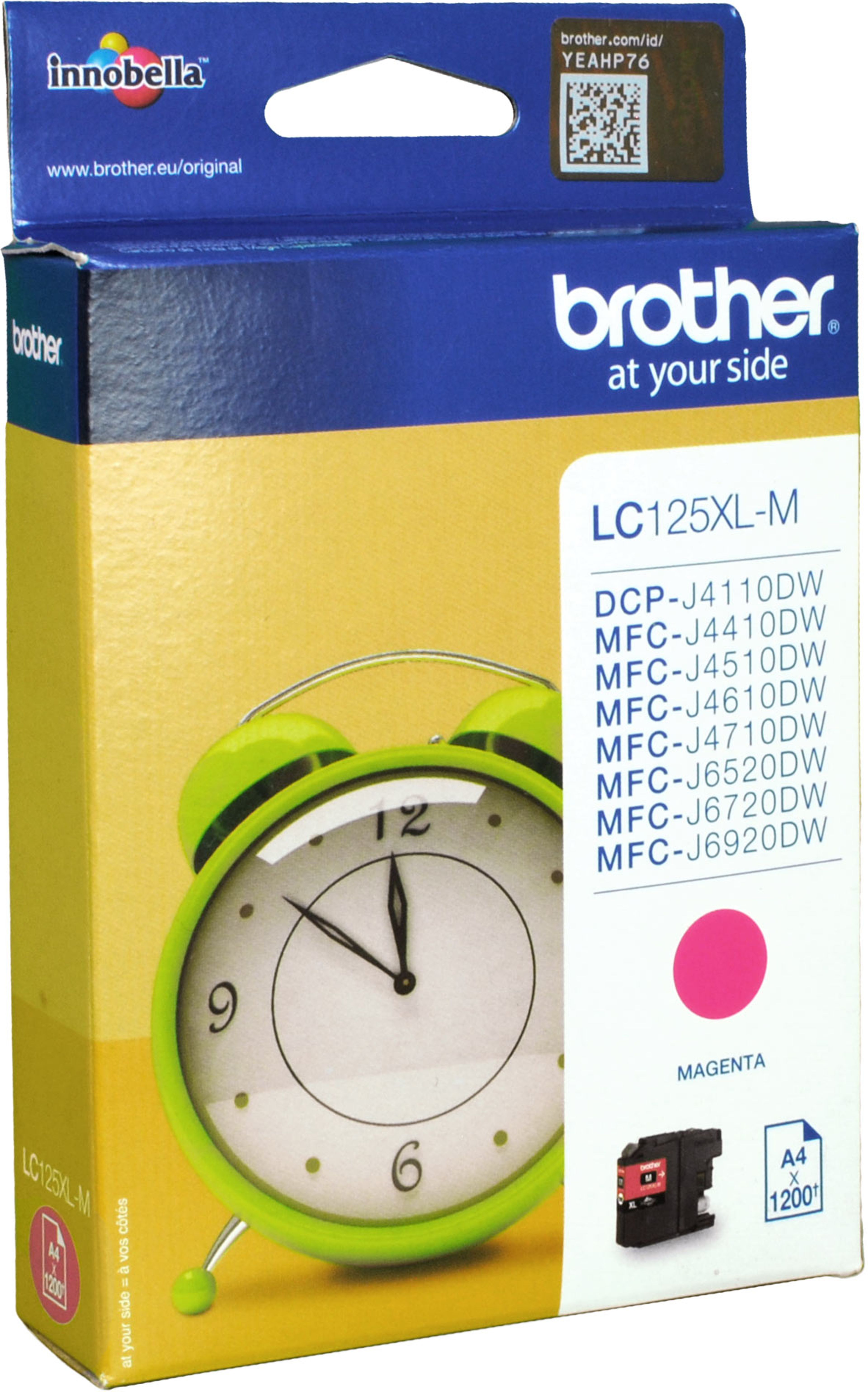 Brother Tinte LC-125XLM magenta