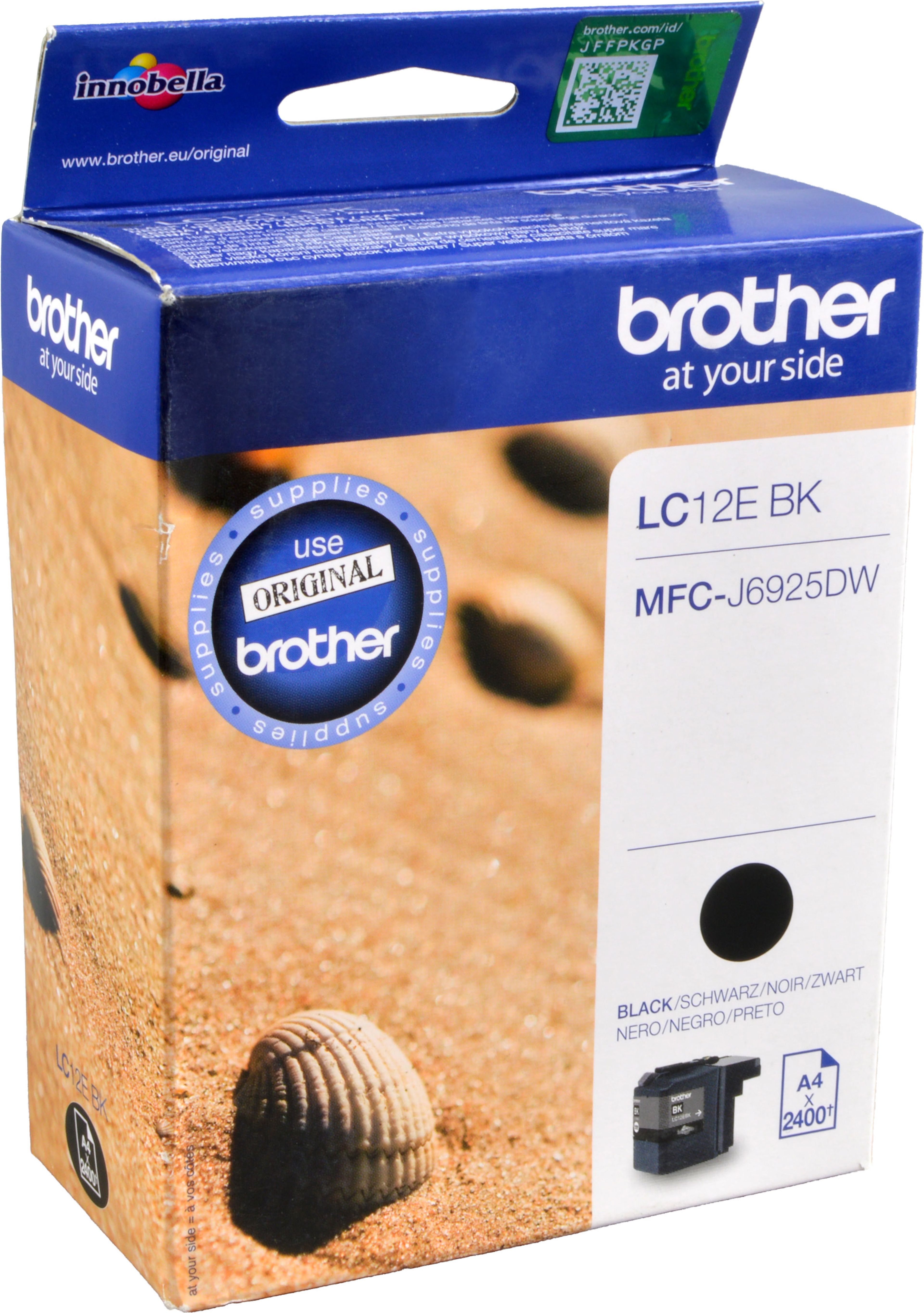 Brother Tinte LC-12EBK schwarz
