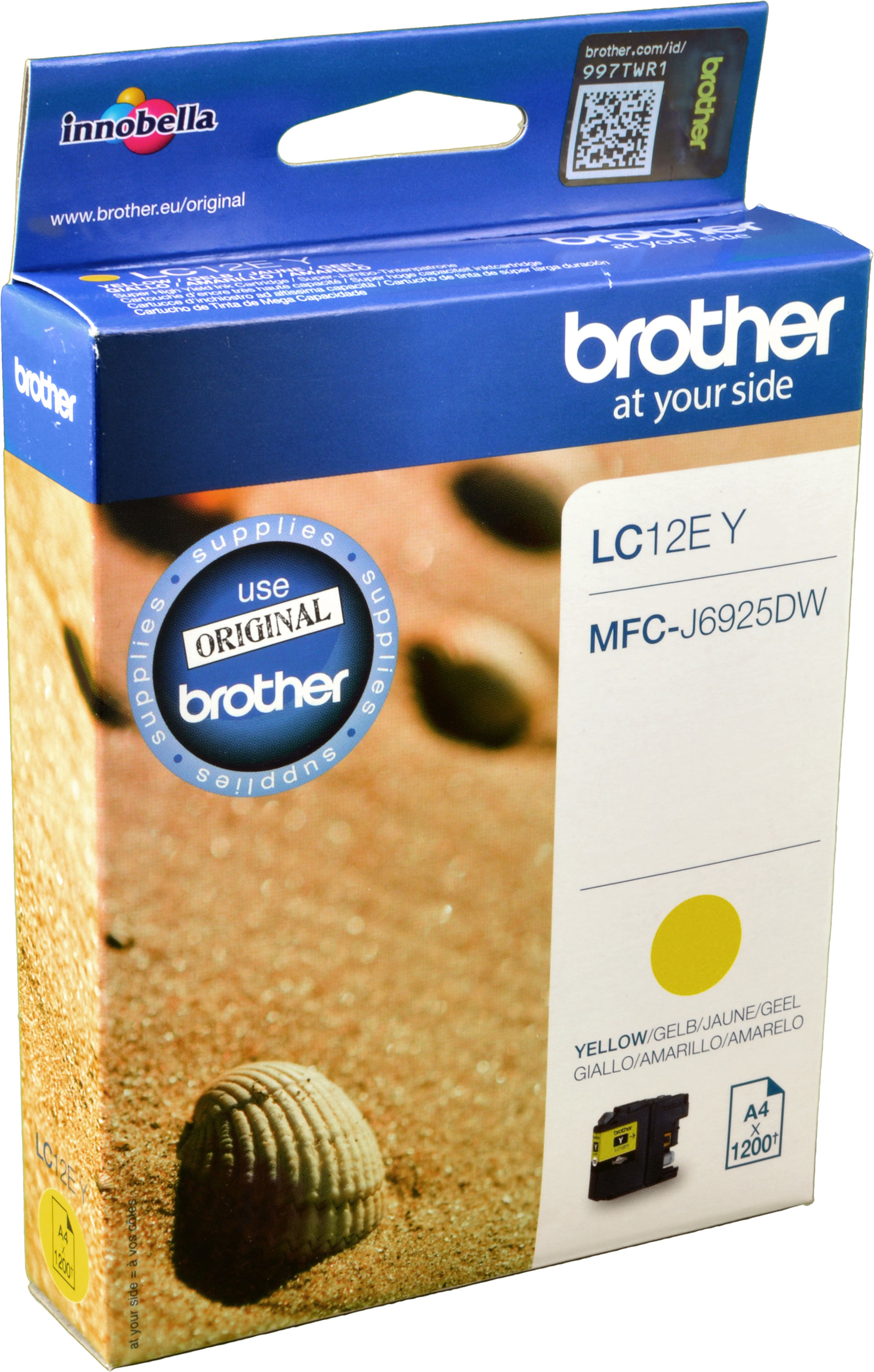 Brother Tinte LC-12EY yellow