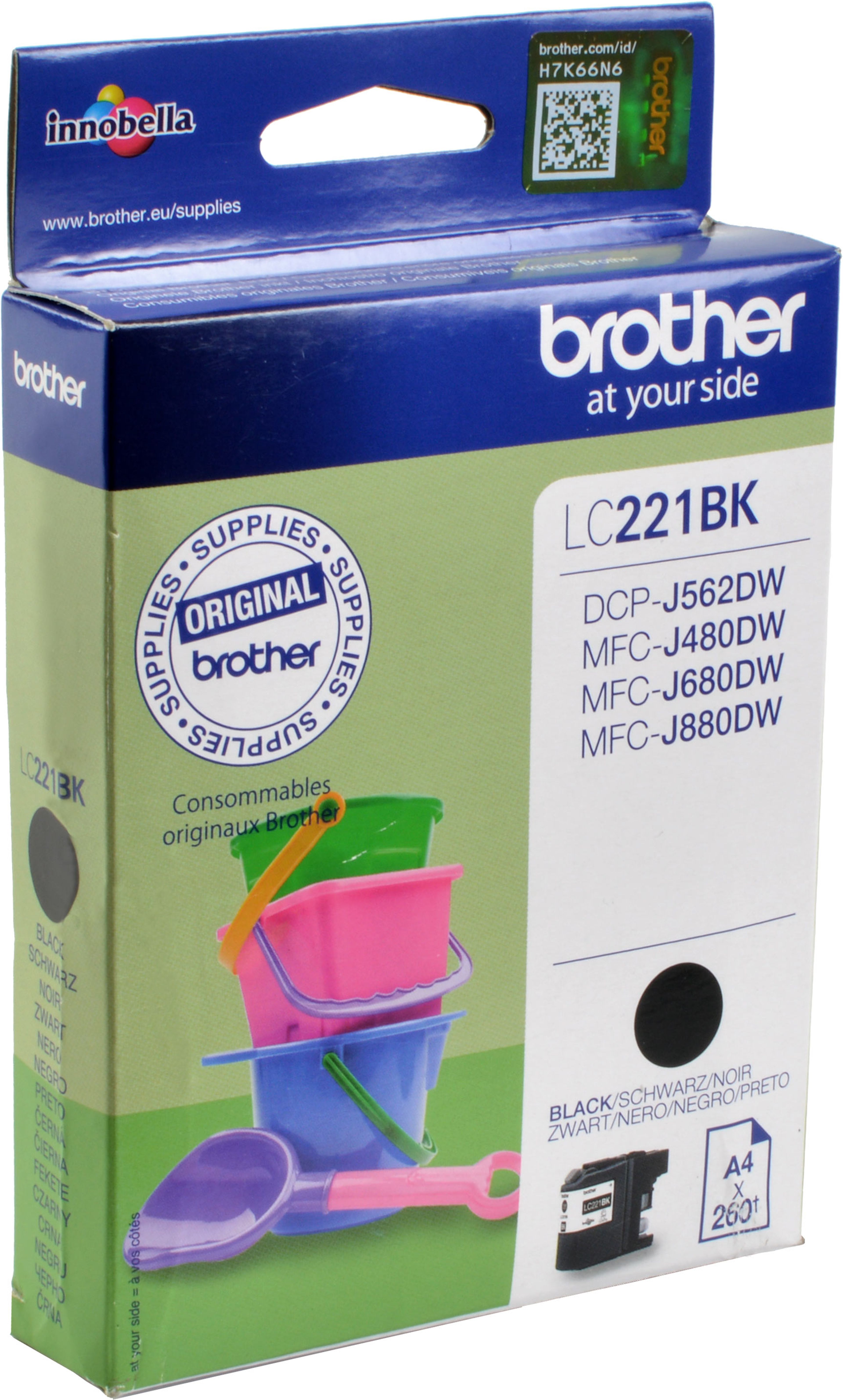 Brother Tinte LC-221BK schwarz