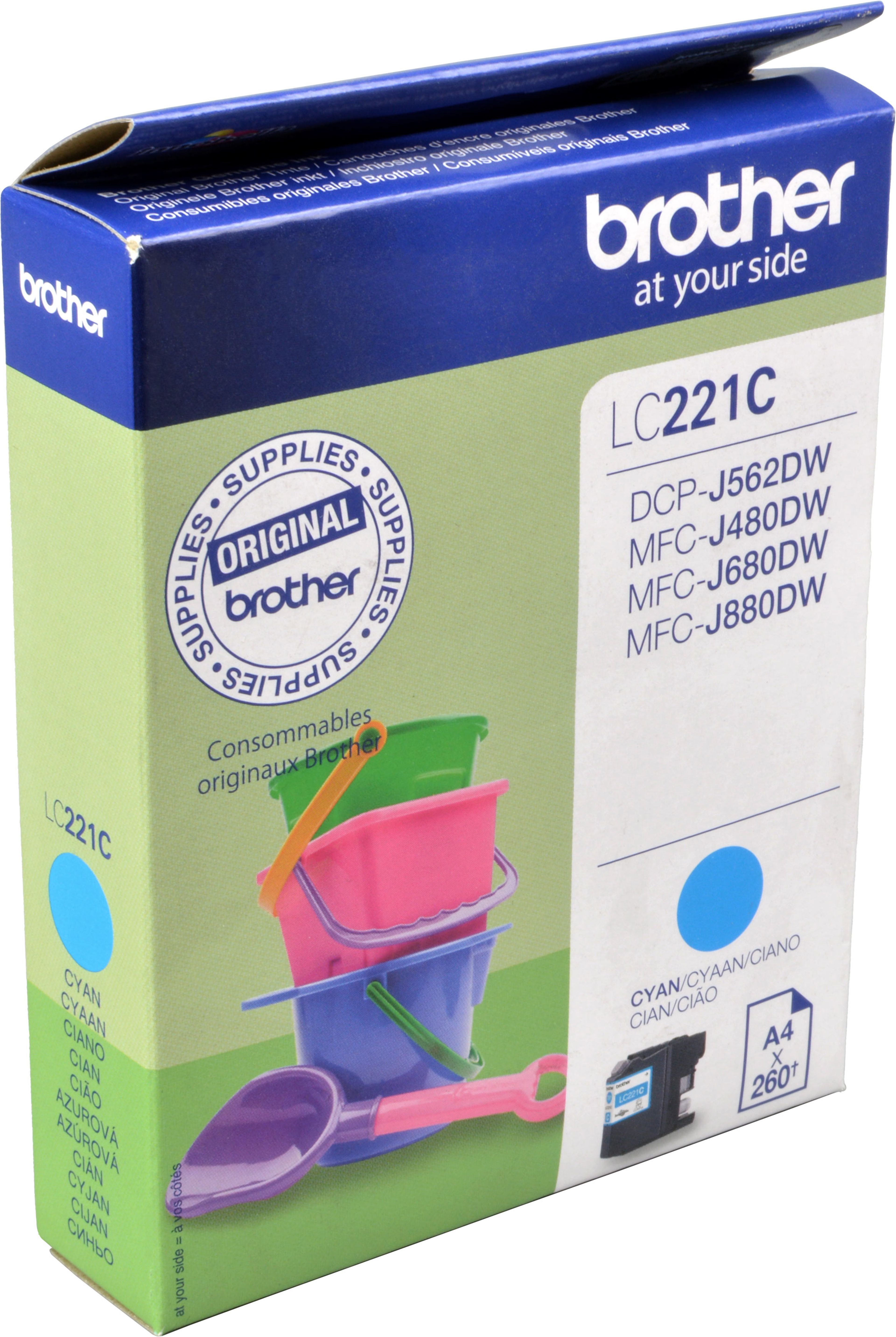 Brother Tinte LC-221C cyan