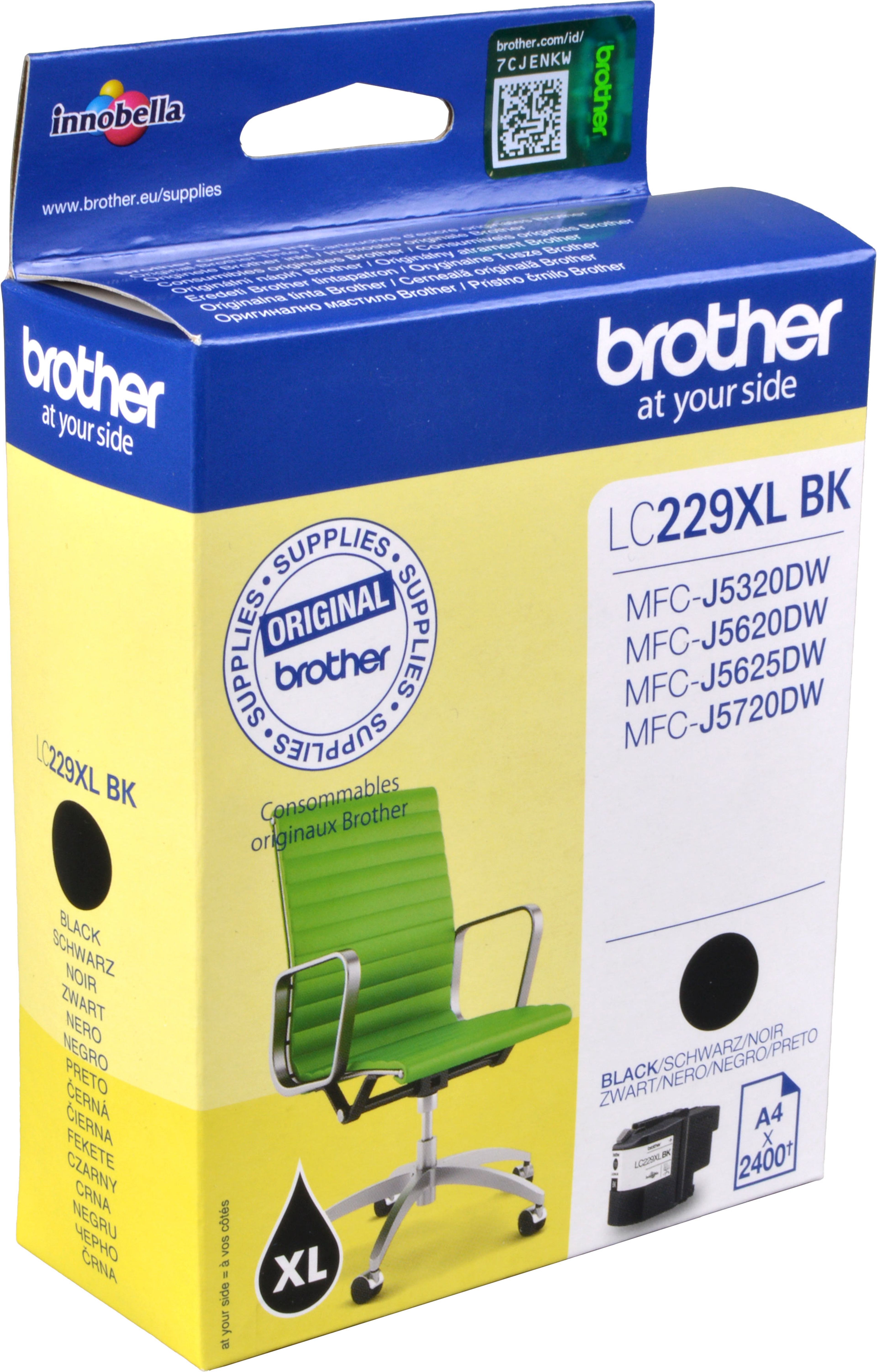 Brother Tinte LC-229XLBK schwarz