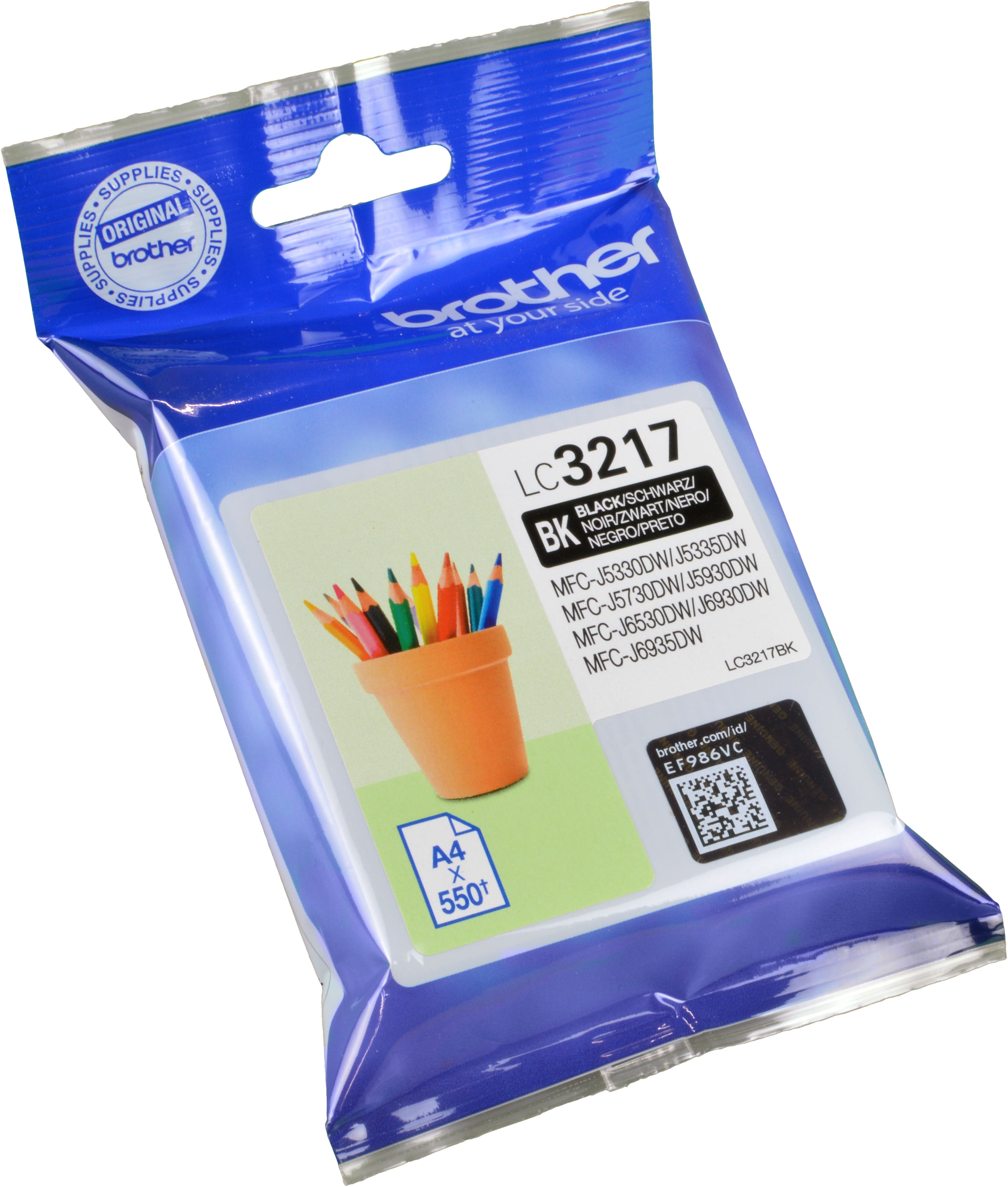 Brother Tinte LC-3217BK schwarz
