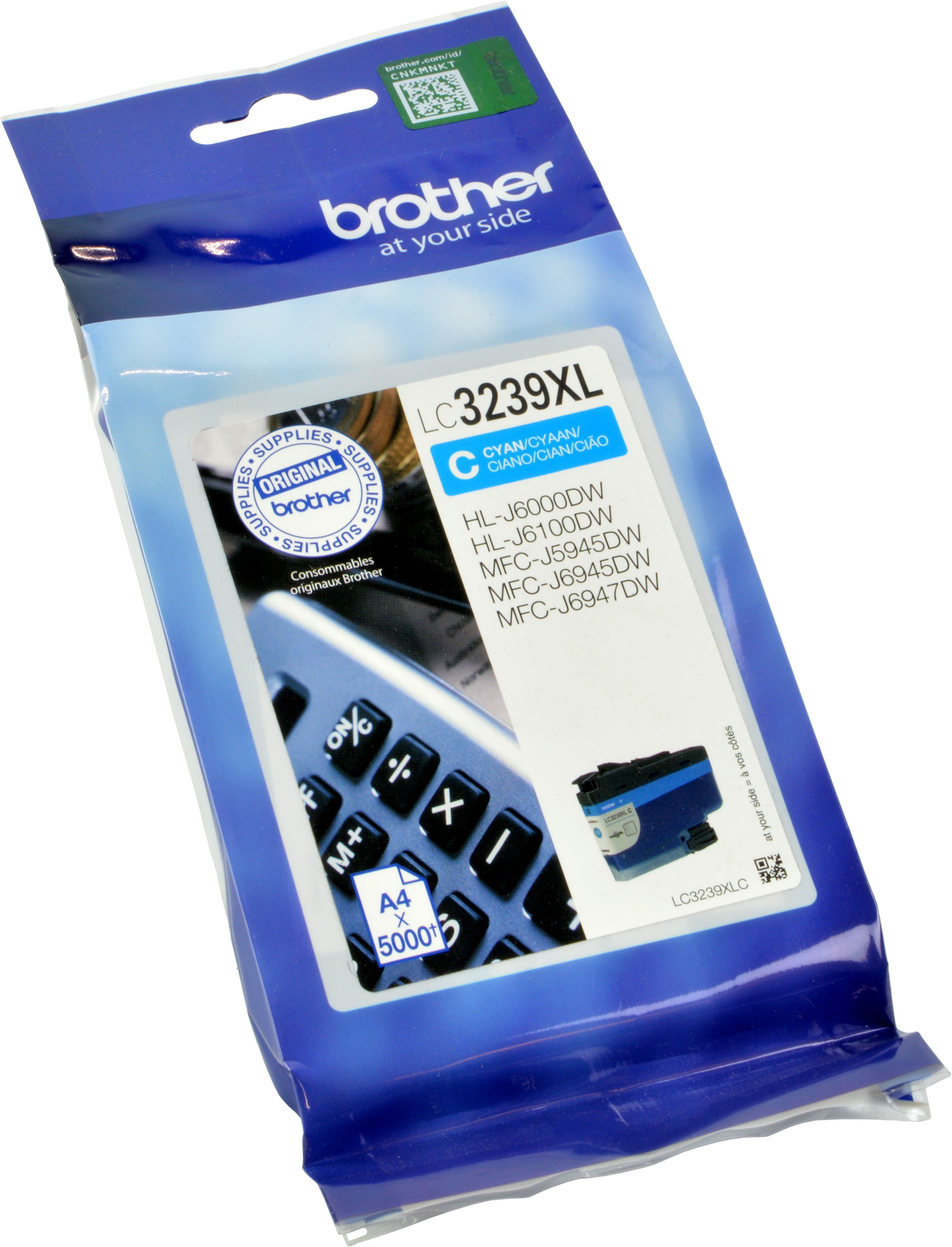 Brother Tinte LC-3239XLC cyan