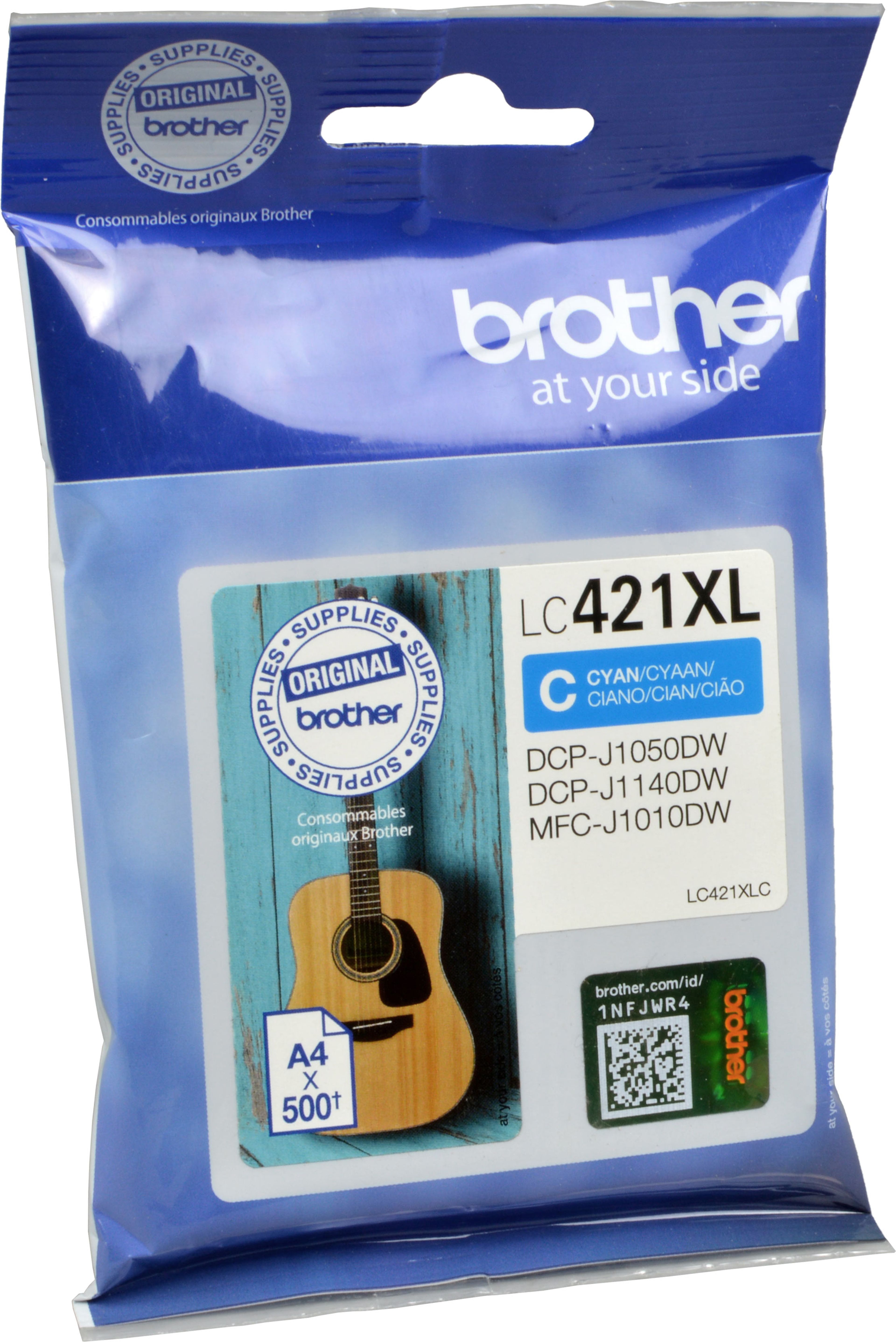 Brother Tinte LC-421XLC cyan